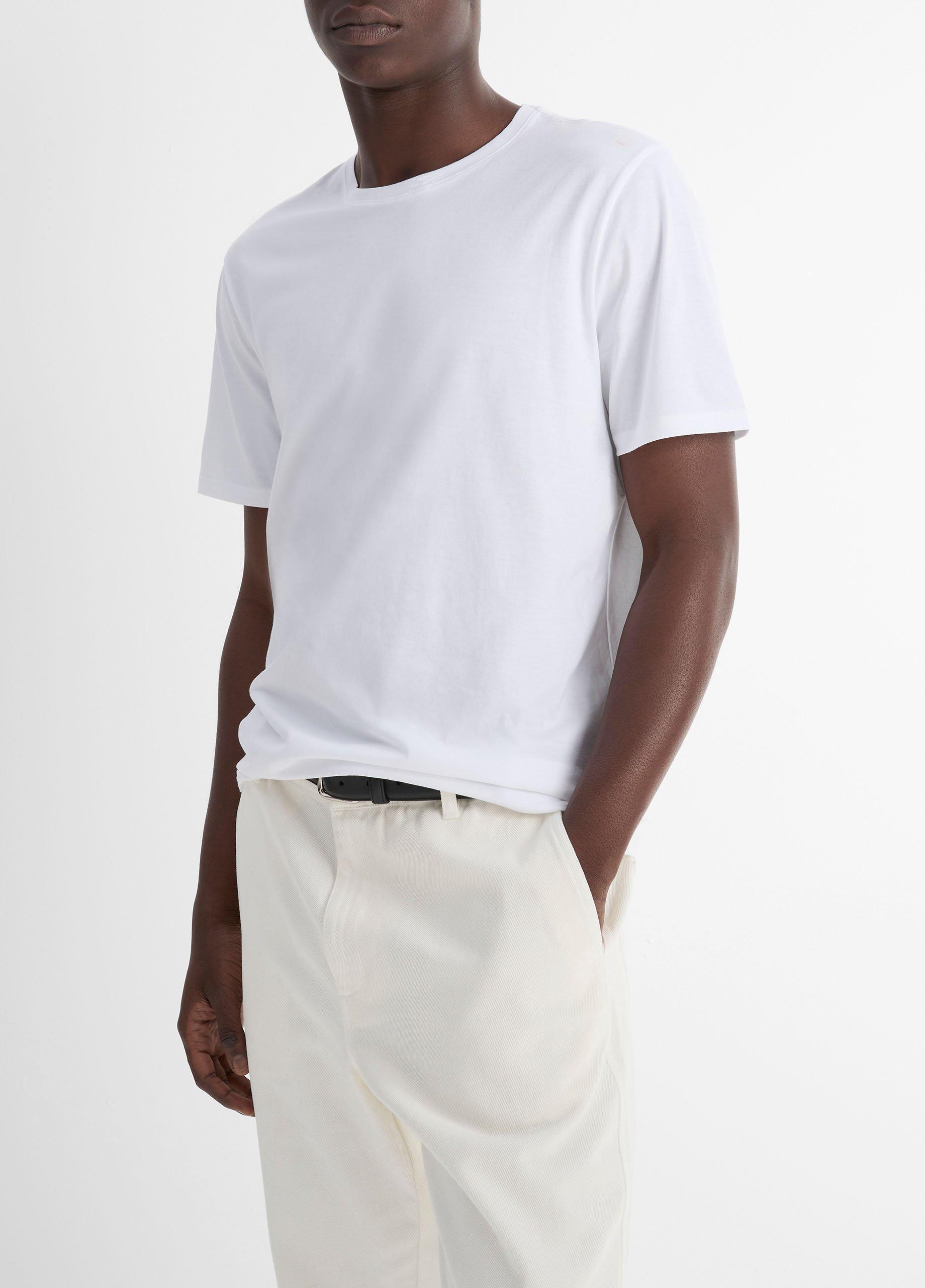 Pima Cotton Crew Neck T-Shirt image number 2