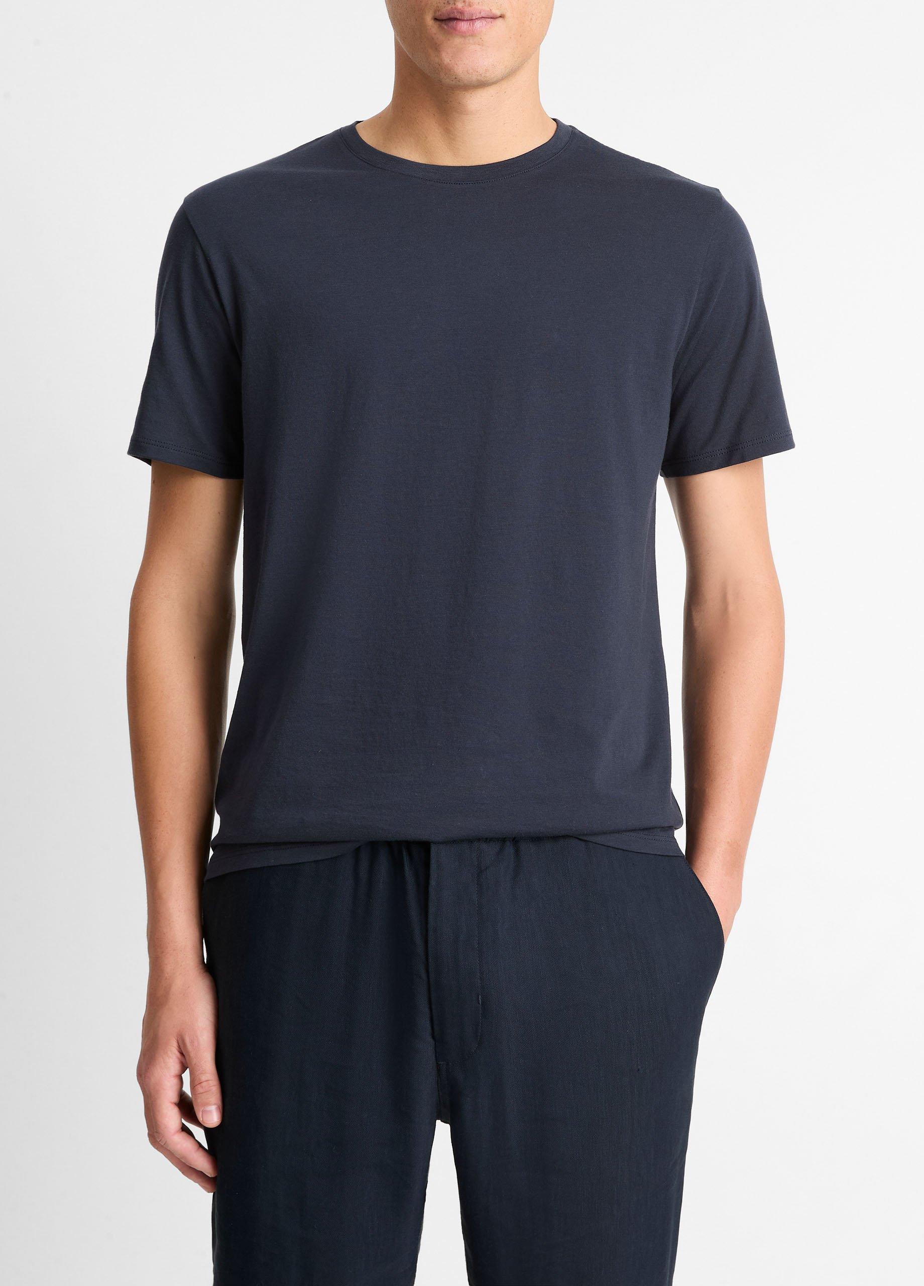 Pima Cotton Crew Neck T-Shirt image number 0
