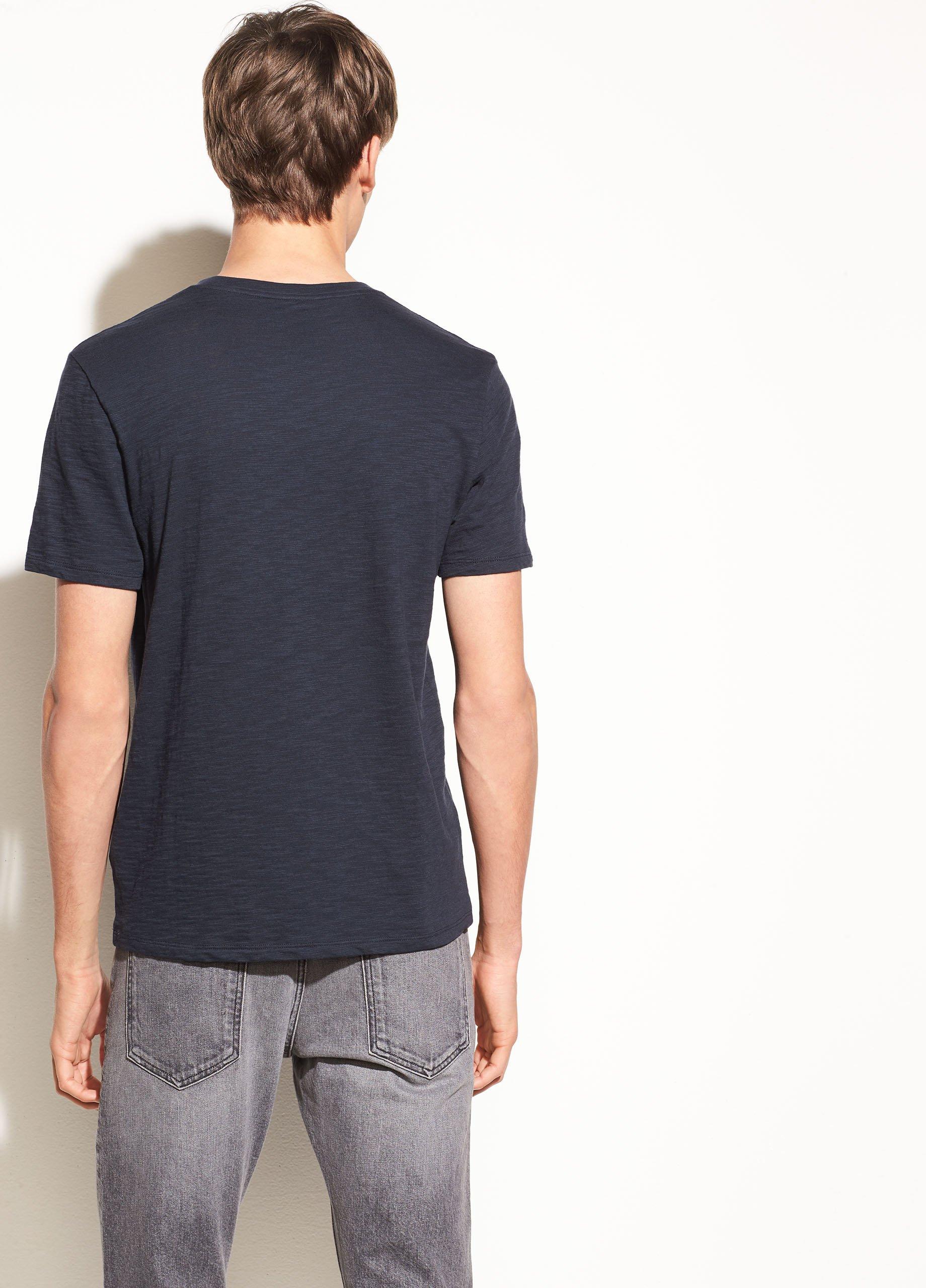 Slub Cotton V-neck T-shirt image number 1