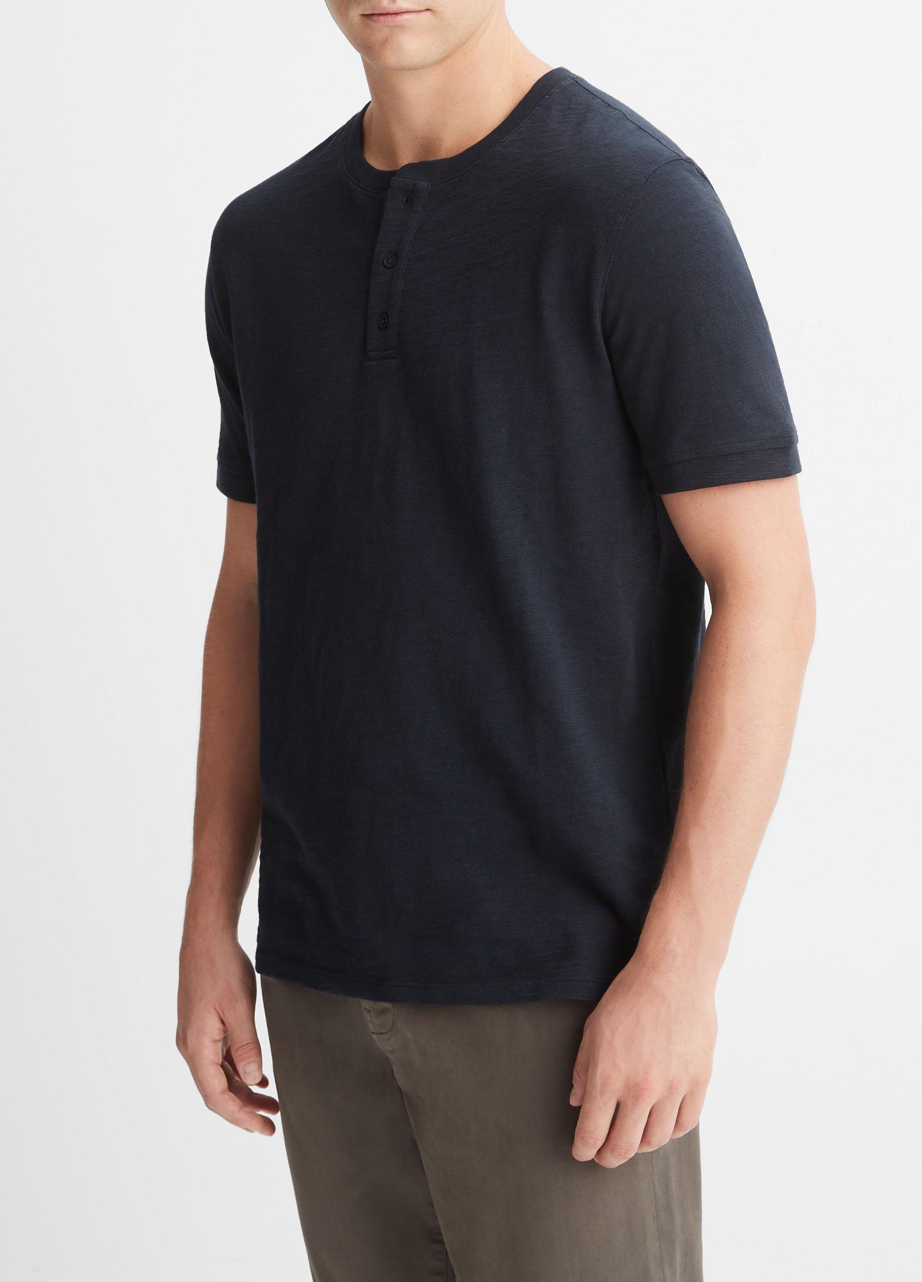 Slub Cotton Short Sleeve Henley image number 2
