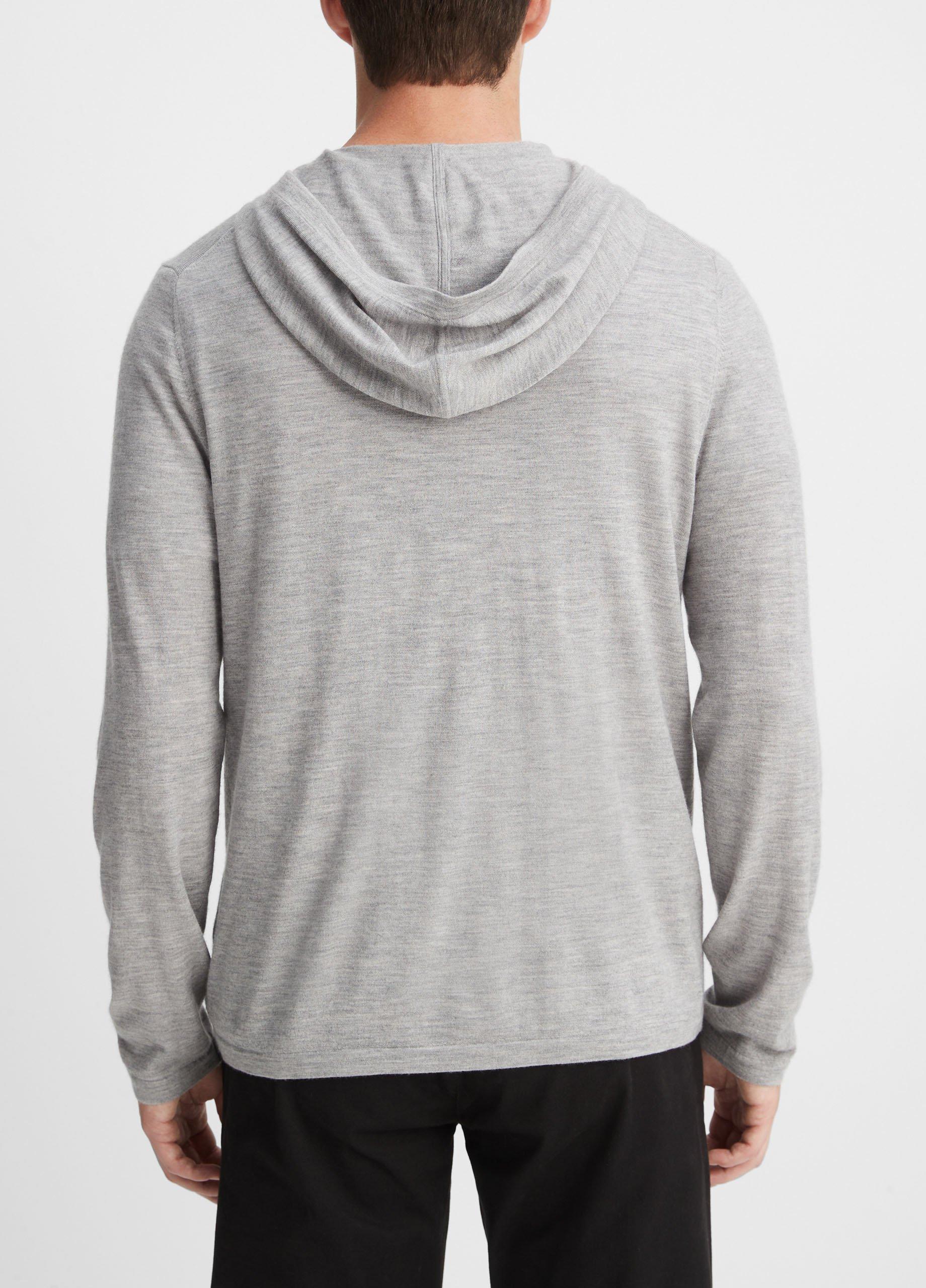 Featherweight Wool Cashmere Pullover Hoodie