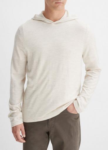 Featherweight Wool Cashmere Pullover Hoodie image number 1
