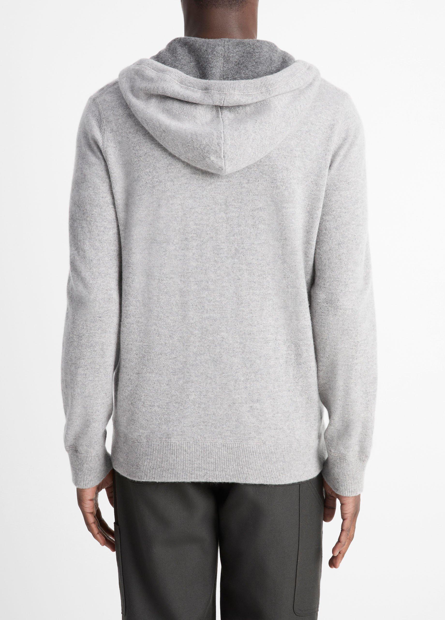 Pre-owned X Nba Cashmere Felpa Zip-through Hoodie Grey