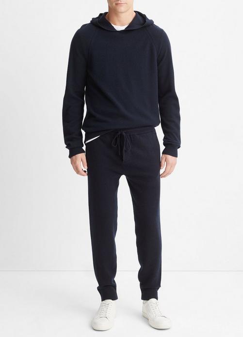 Cable-Knit Wool-Cashmere Jogger Pant