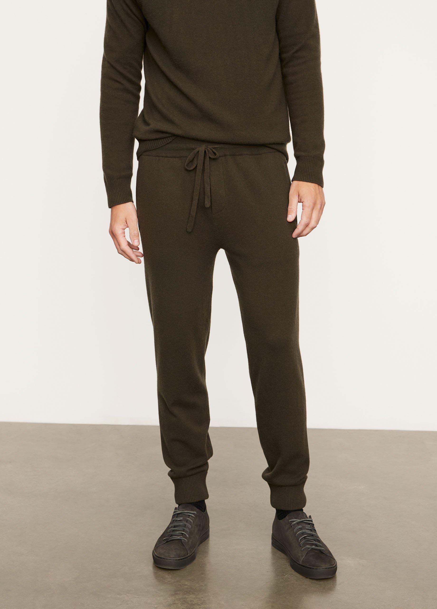 men's cashmere jogger set