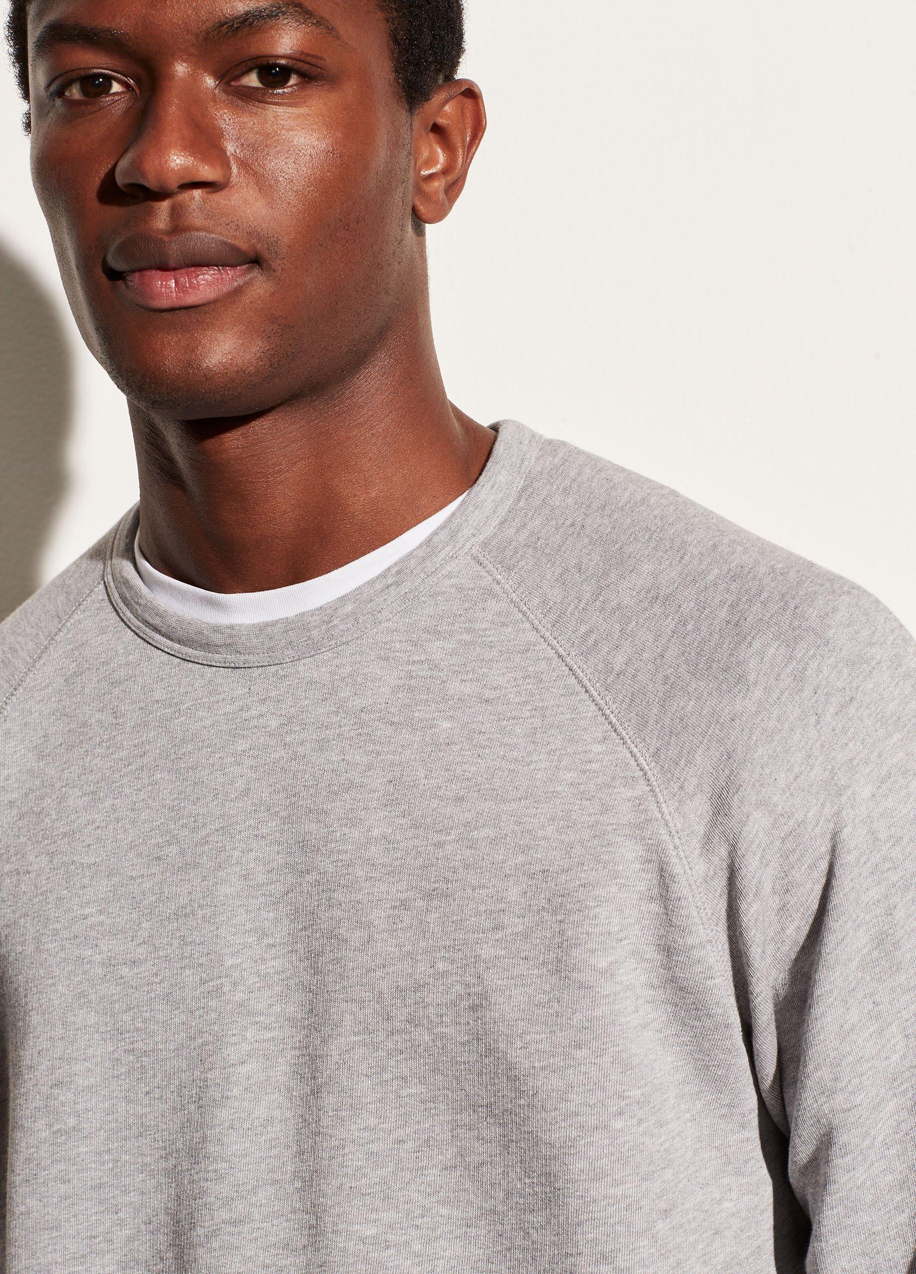 French Terry Long Sleeve Crew Neck T-Shirt image number 1