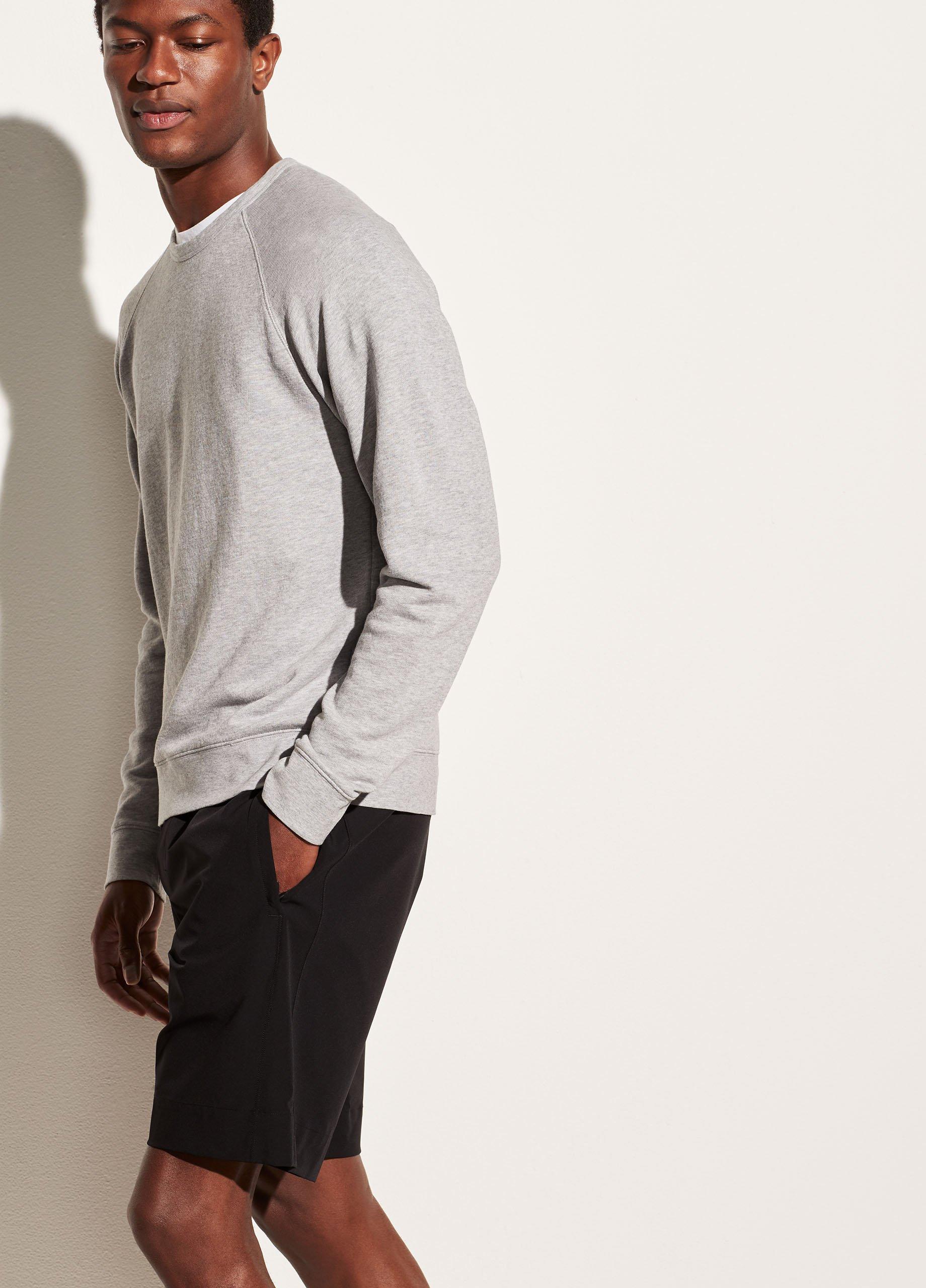 French Terry Long Sleeve Crew Neck T-Shirt image number 2