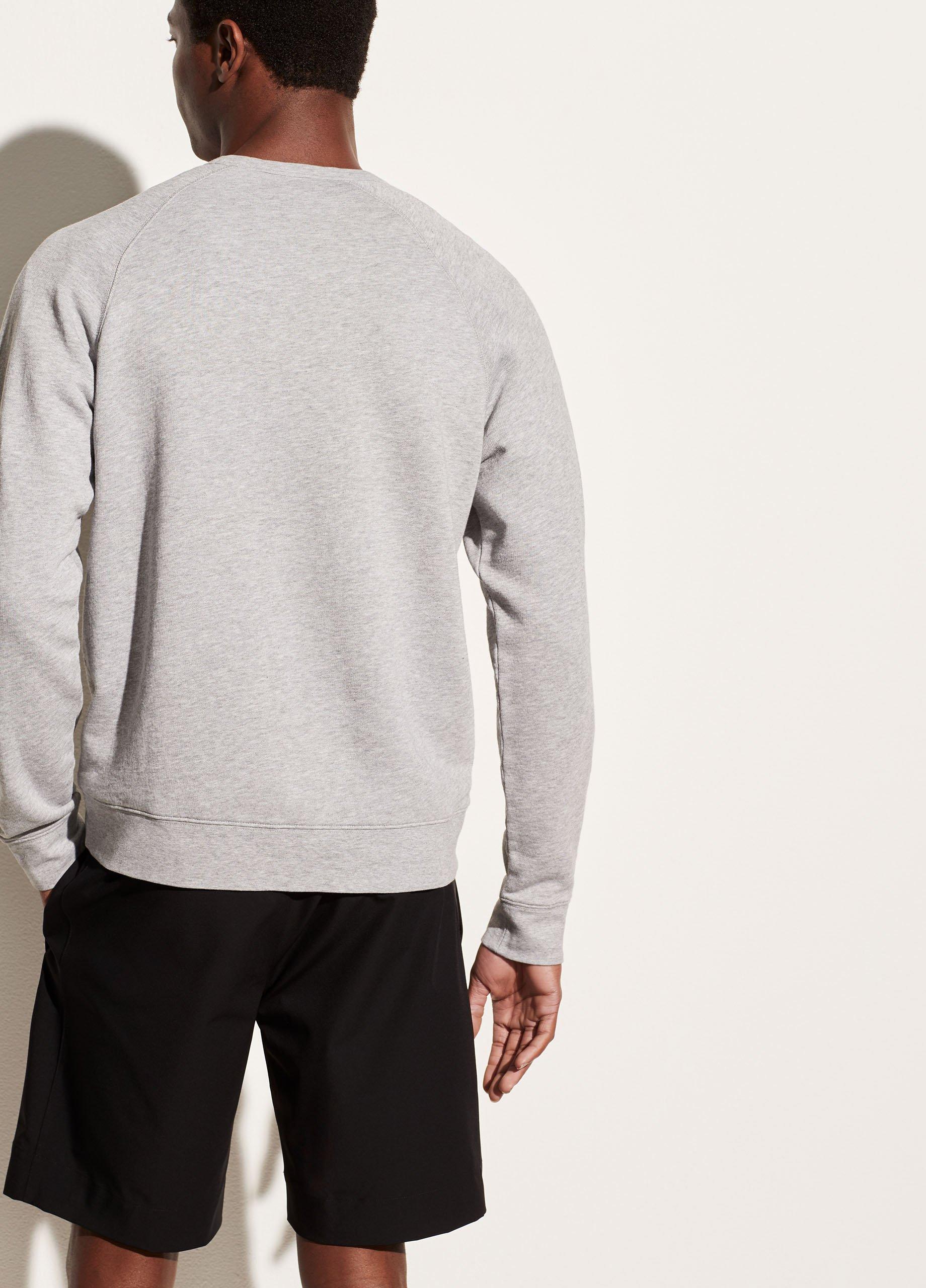 French Terry Long Sleeve Crew Neck T-Shirt image number 3