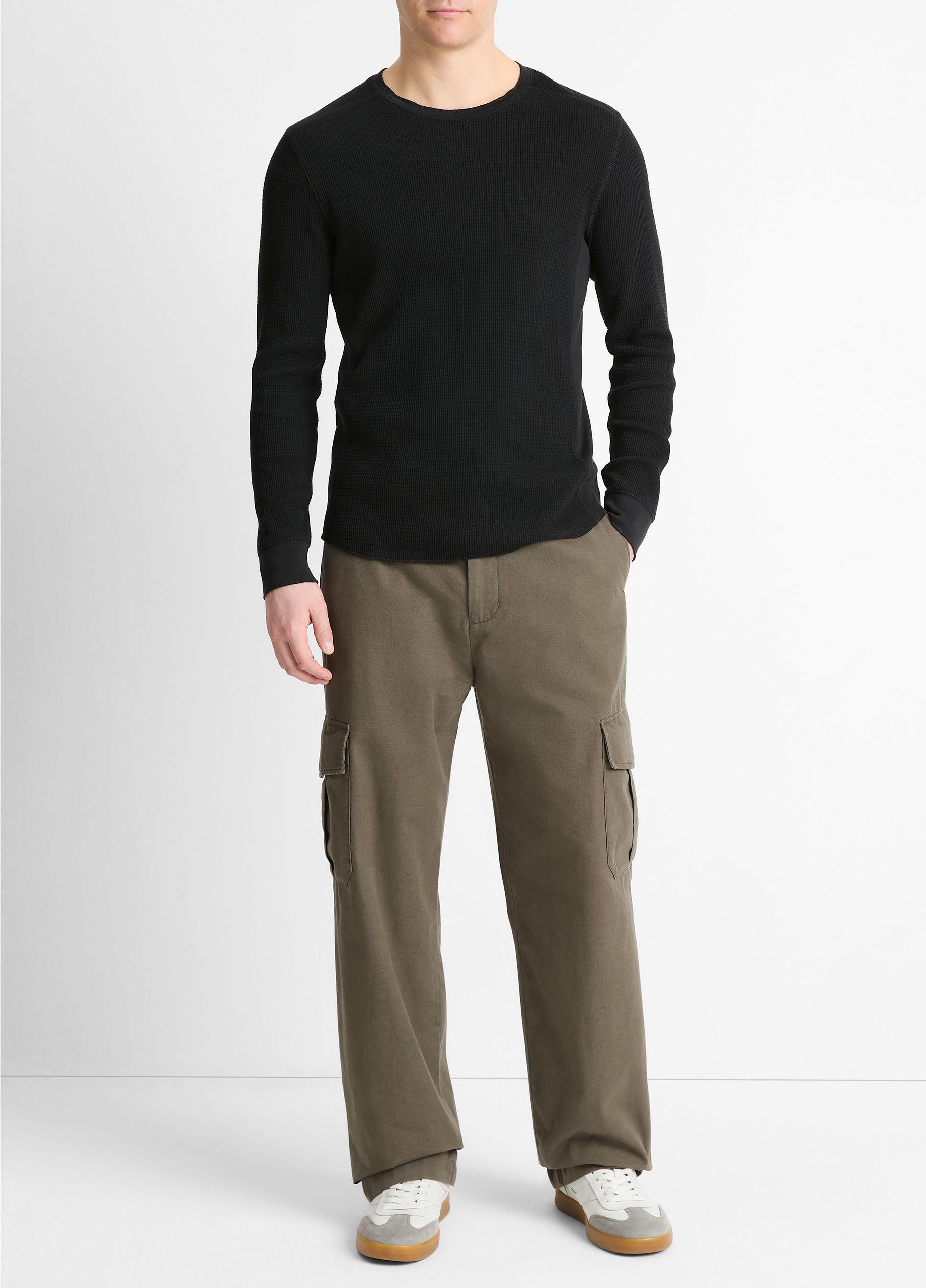 メンズウェア CREWNECK PULLOVER & SLIM LONG PANTS Amazon.com: COOFANDY Mens Crewneck Pullover Sweater Long