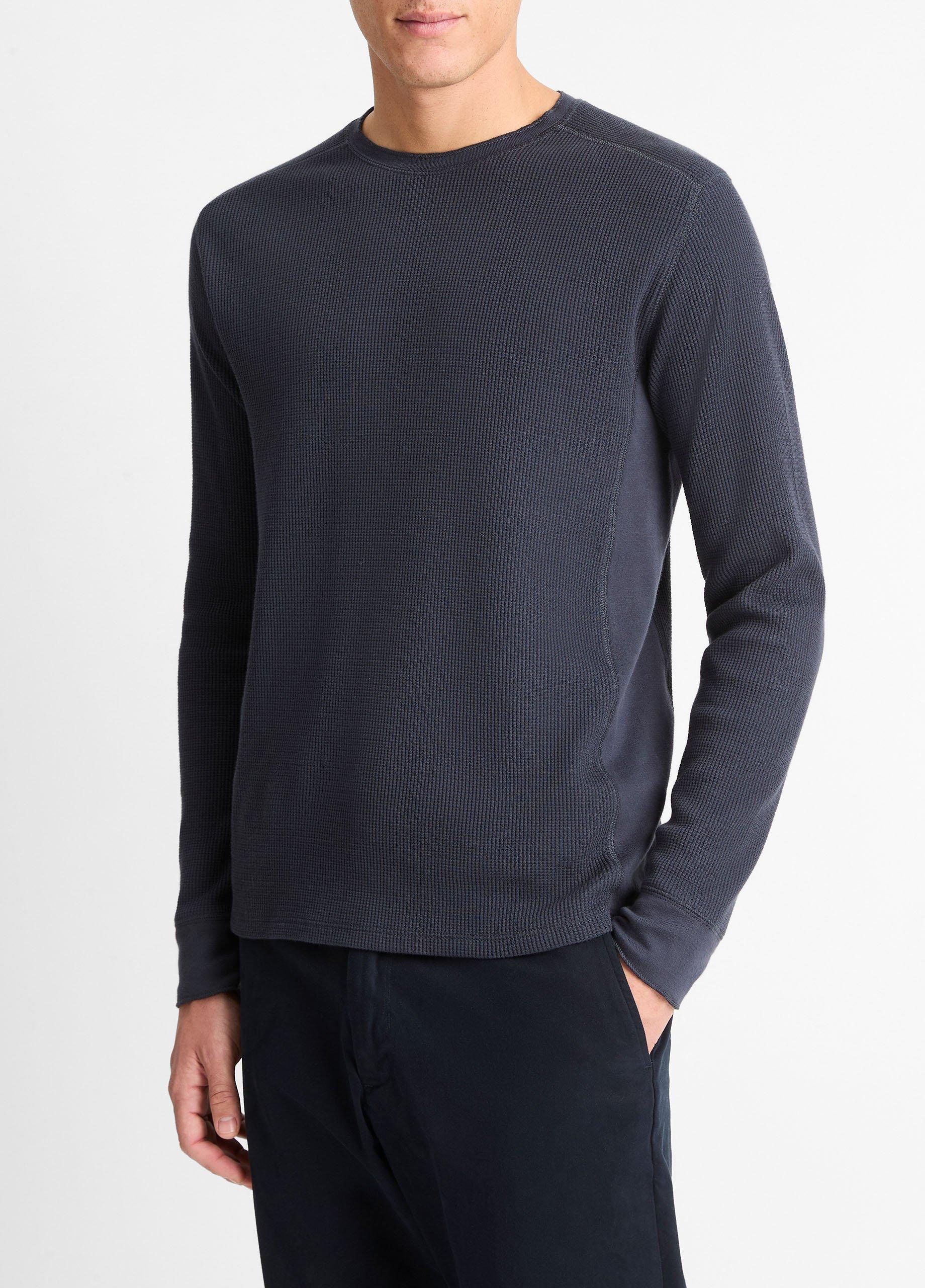 Thermal Long Sleeve Crew Neck Pullover