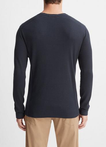 Thermal Long Sleeve Crew Neck Pullover image number 3