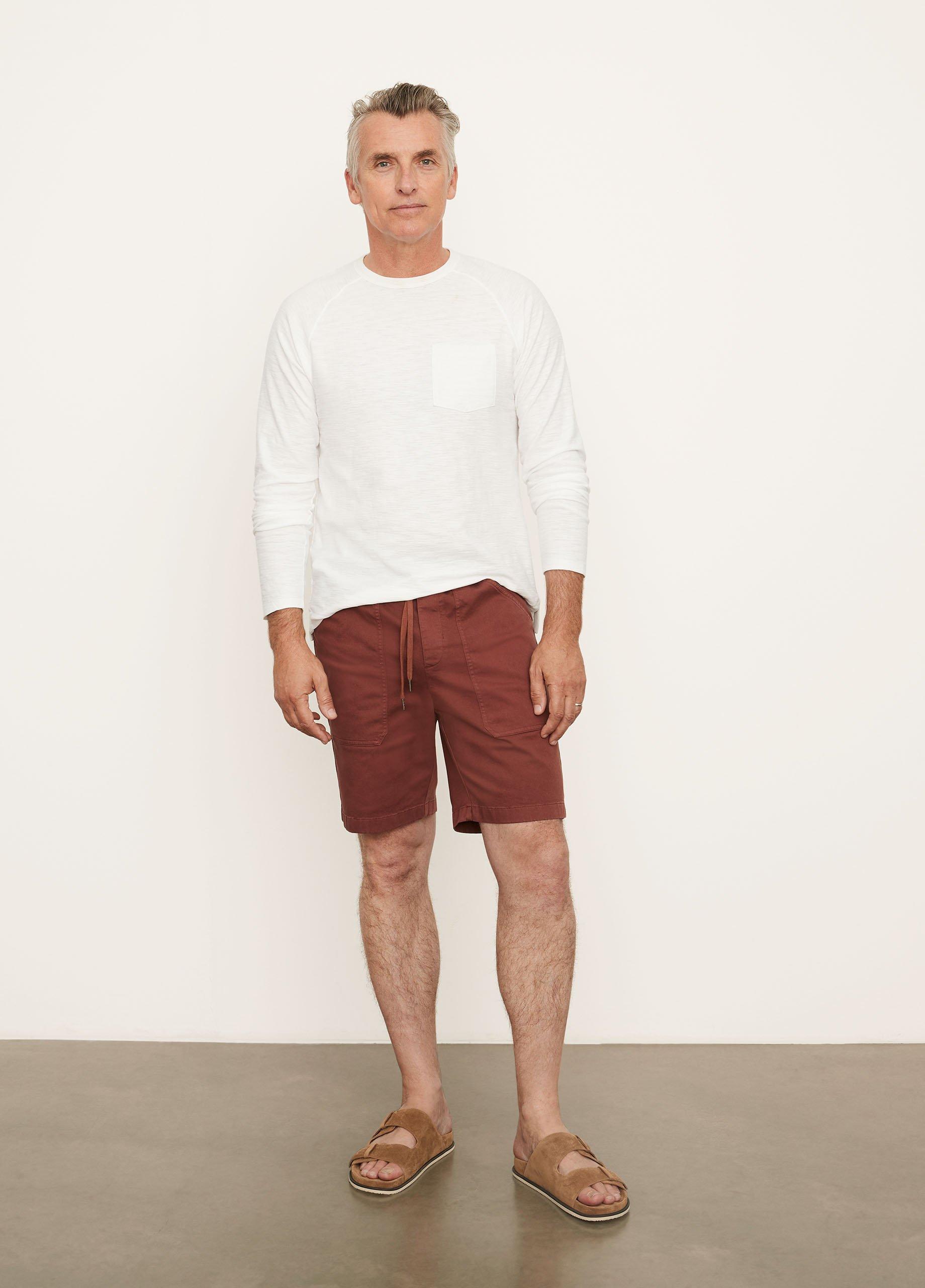 Cotton Long Sleeve Pocket Crew T-Shirt image number 0