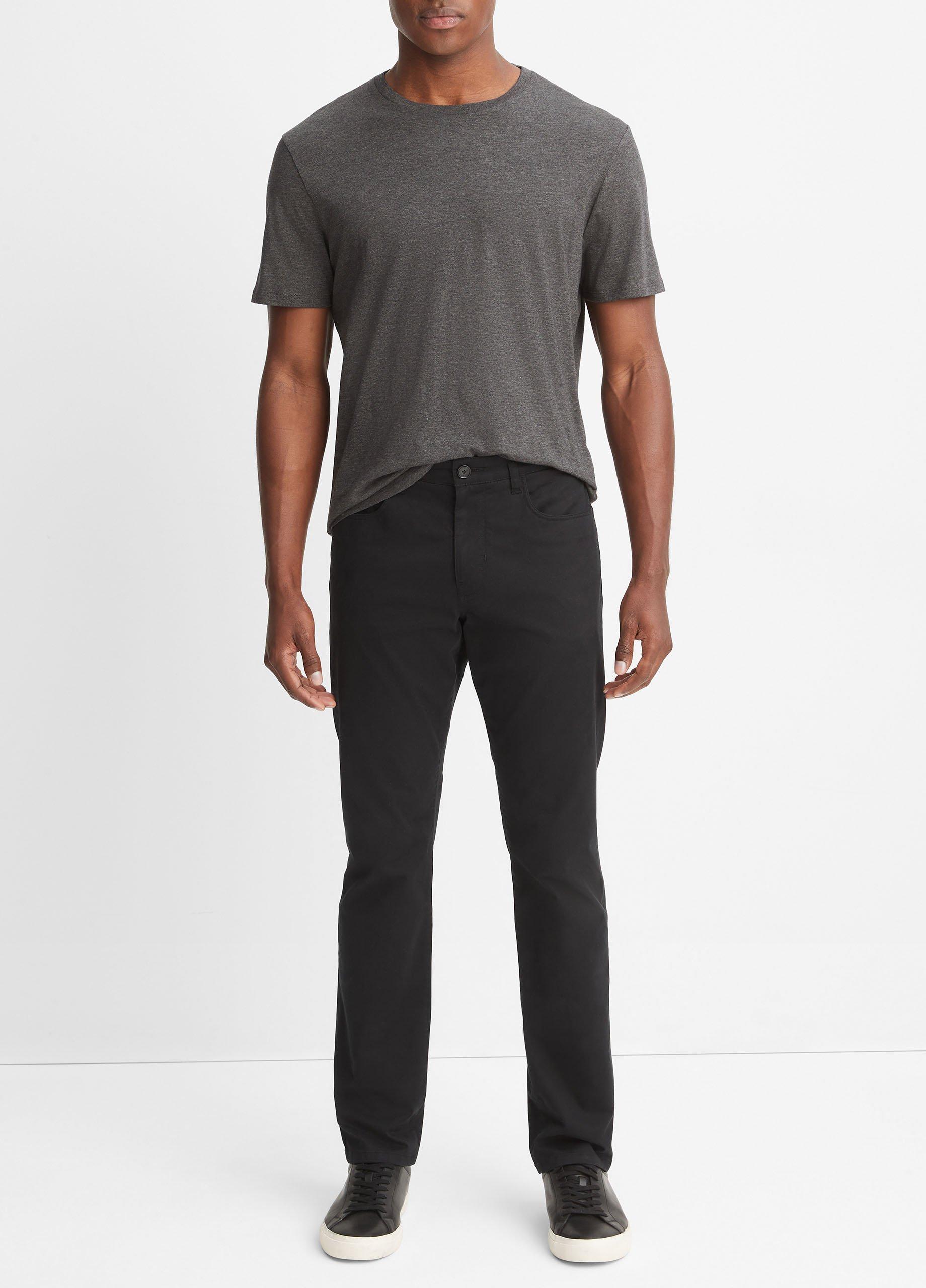 빈스 Vince Lightweight Dylan 5-Pocket Pant,BLACK