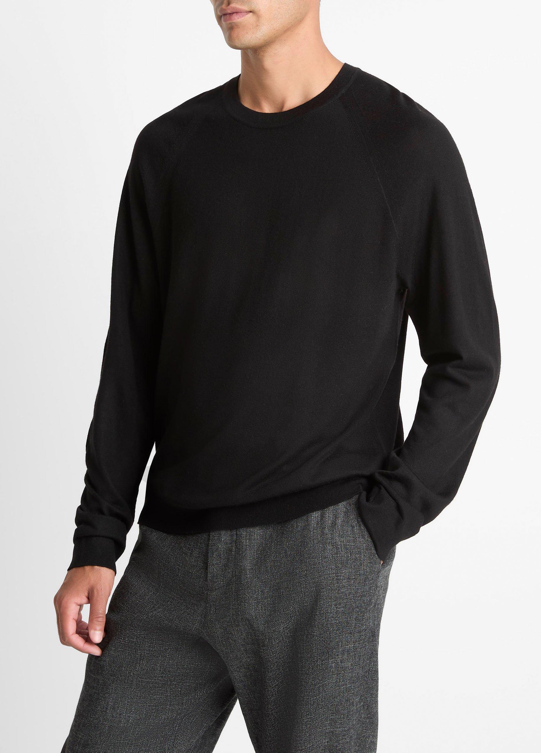 Featherweight Wool-Cashmere Crew Neck Sweater image number 1