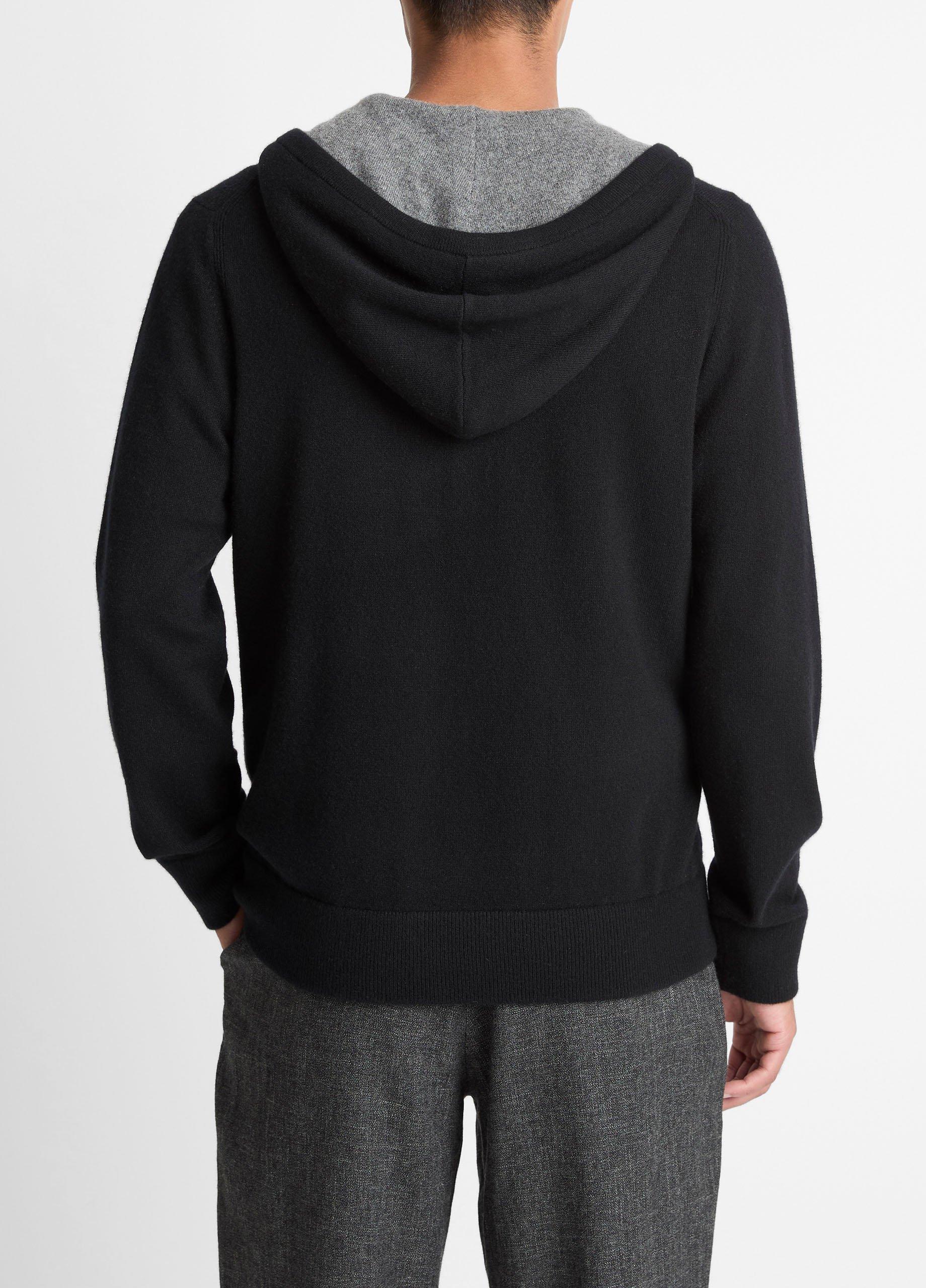 Cashmere Zip-Front Hoodie image number 2