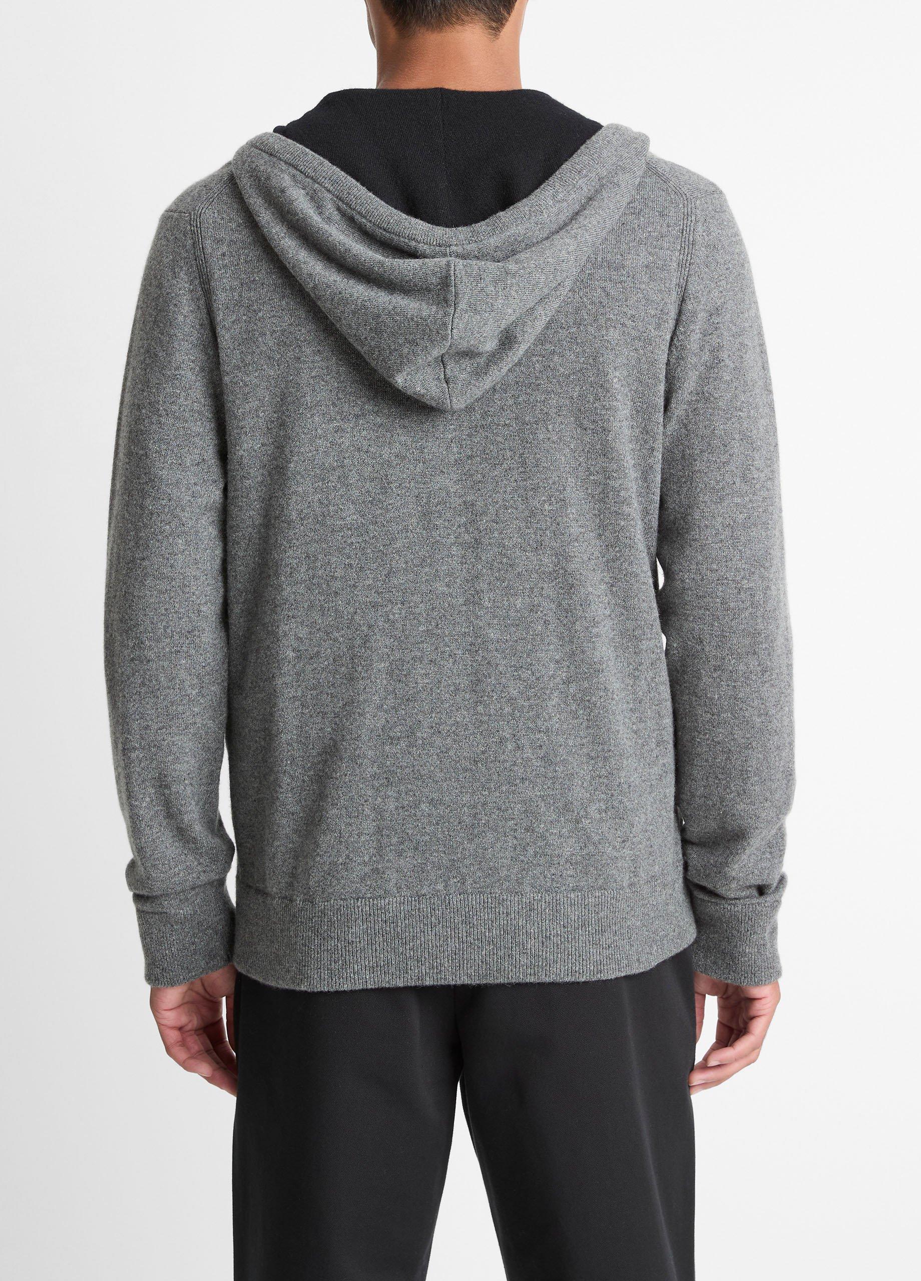 Cashmere Zip-Front Hoodie image number 2