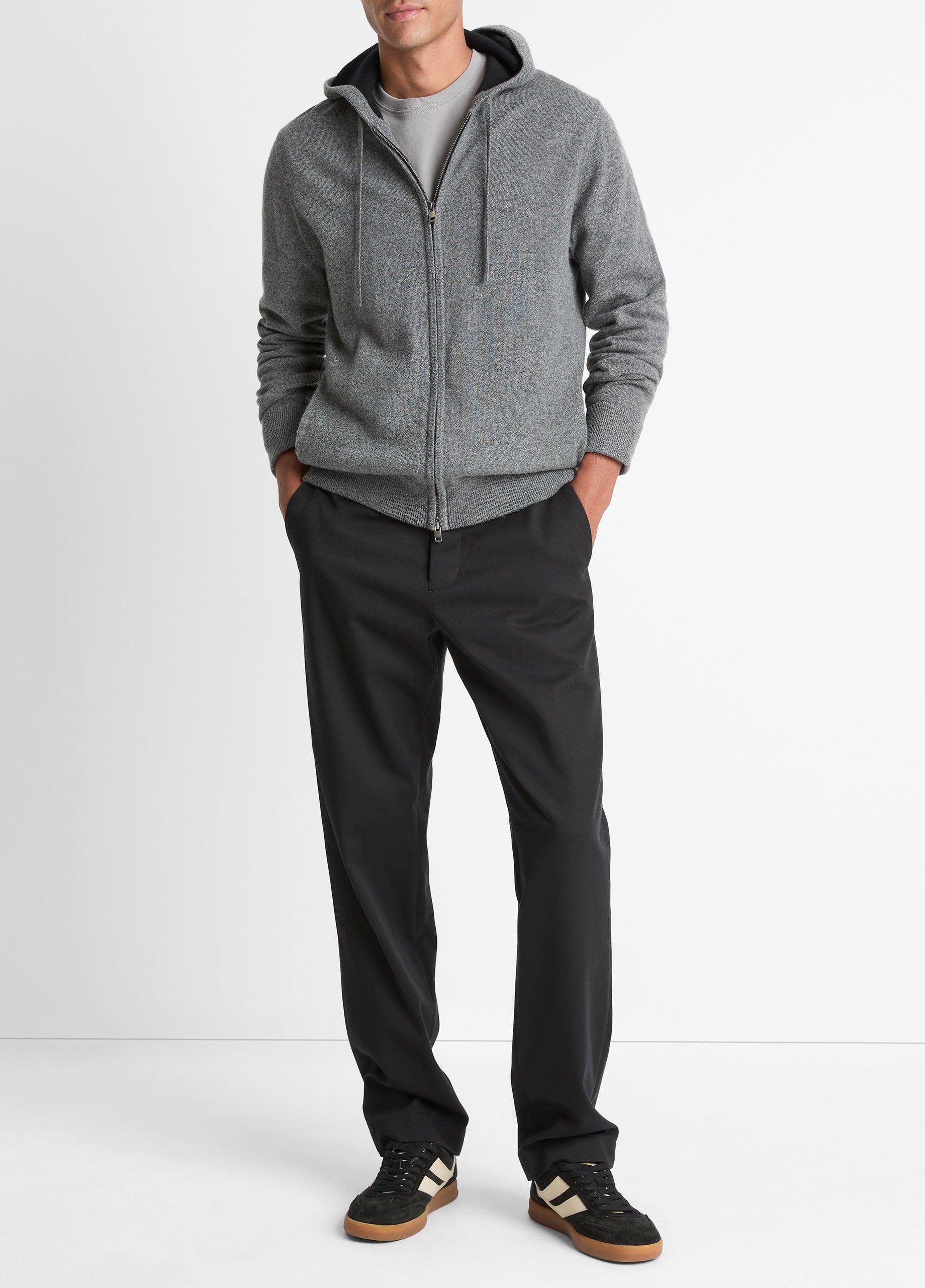 Cashmere Zip-Front Hoodie image number 3
