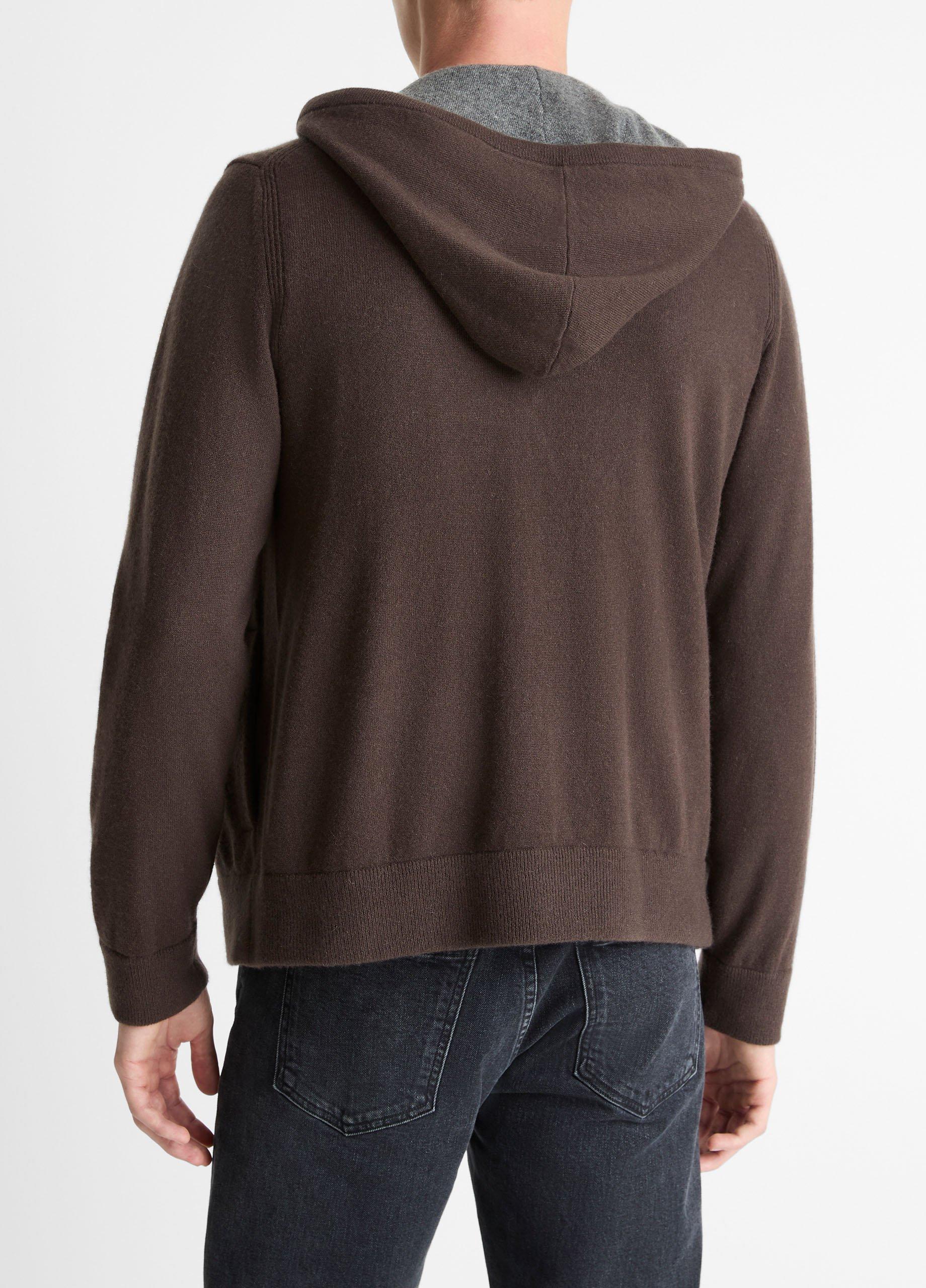 Cashmere Zip-Front Hoodie image number 2