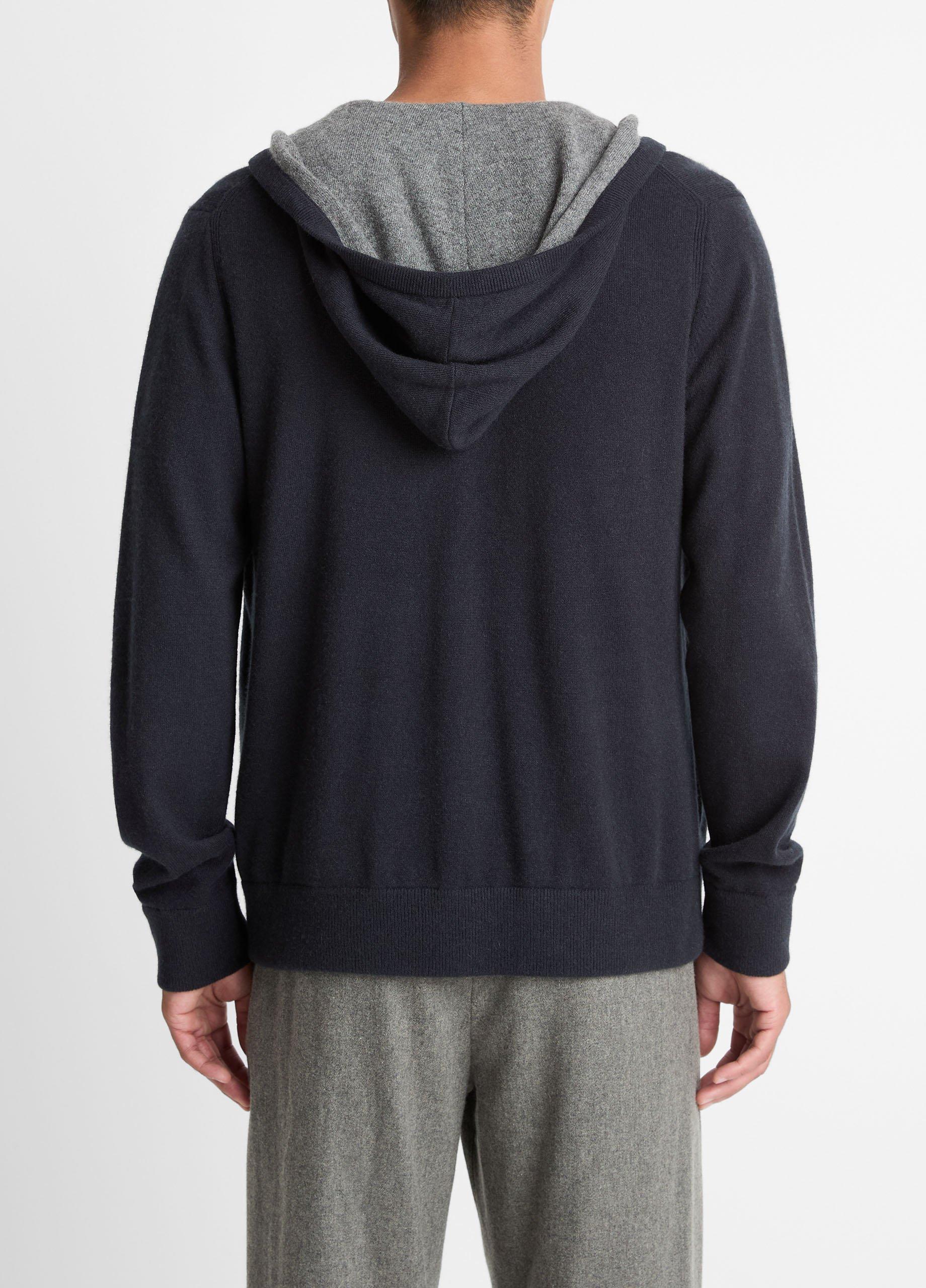 Cashmere Zip-Front Hoodie image number 2