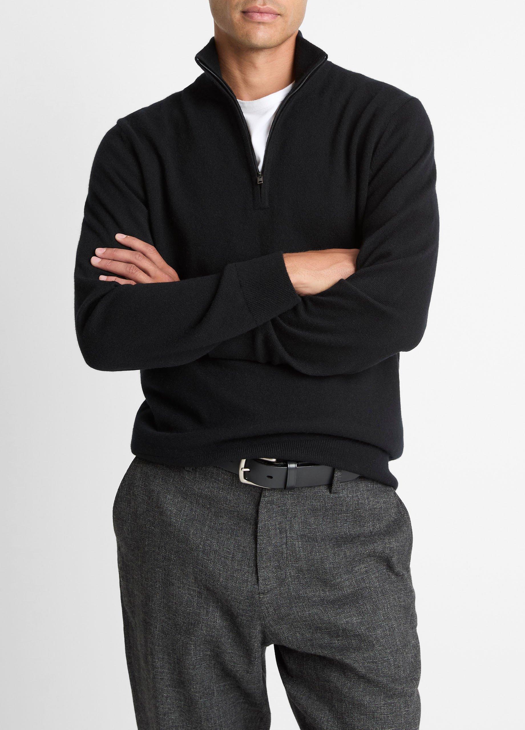 Cashmere Quarter-Zip Sweater image number 0