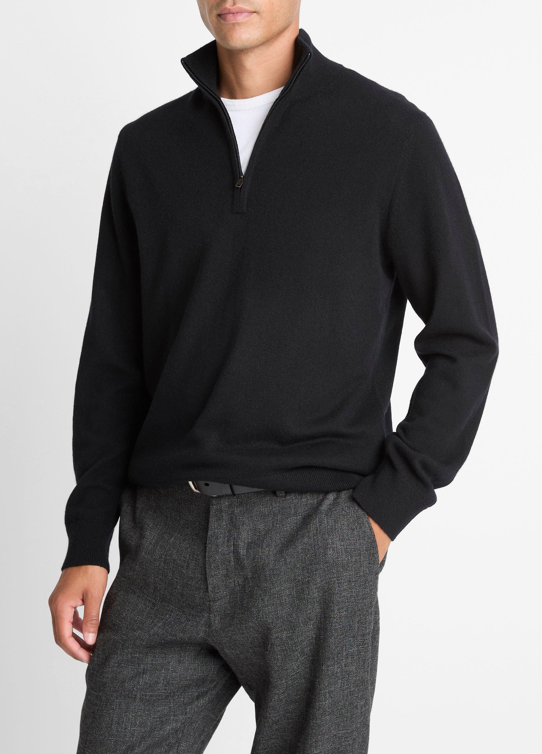 Cashmere Quarter-Zip Sweater image number 1