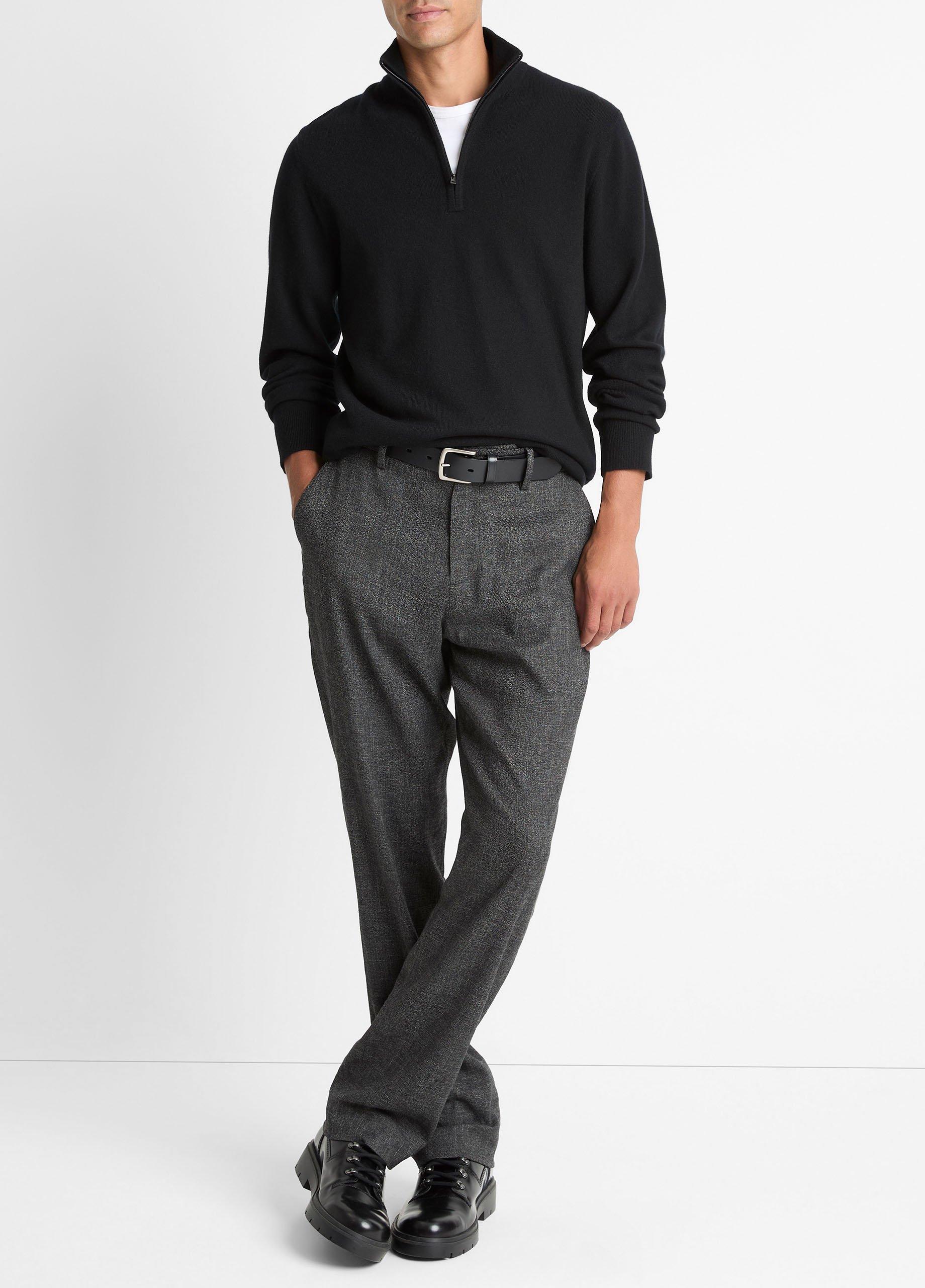 Cashmere Quarter-Zip Sweater image number 3