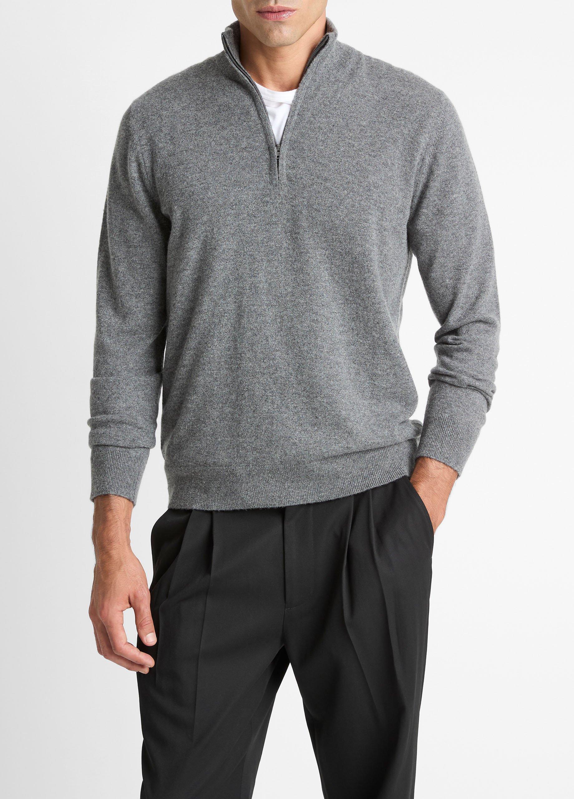 Cashmere Quarter-Zip Sweater image number 0
