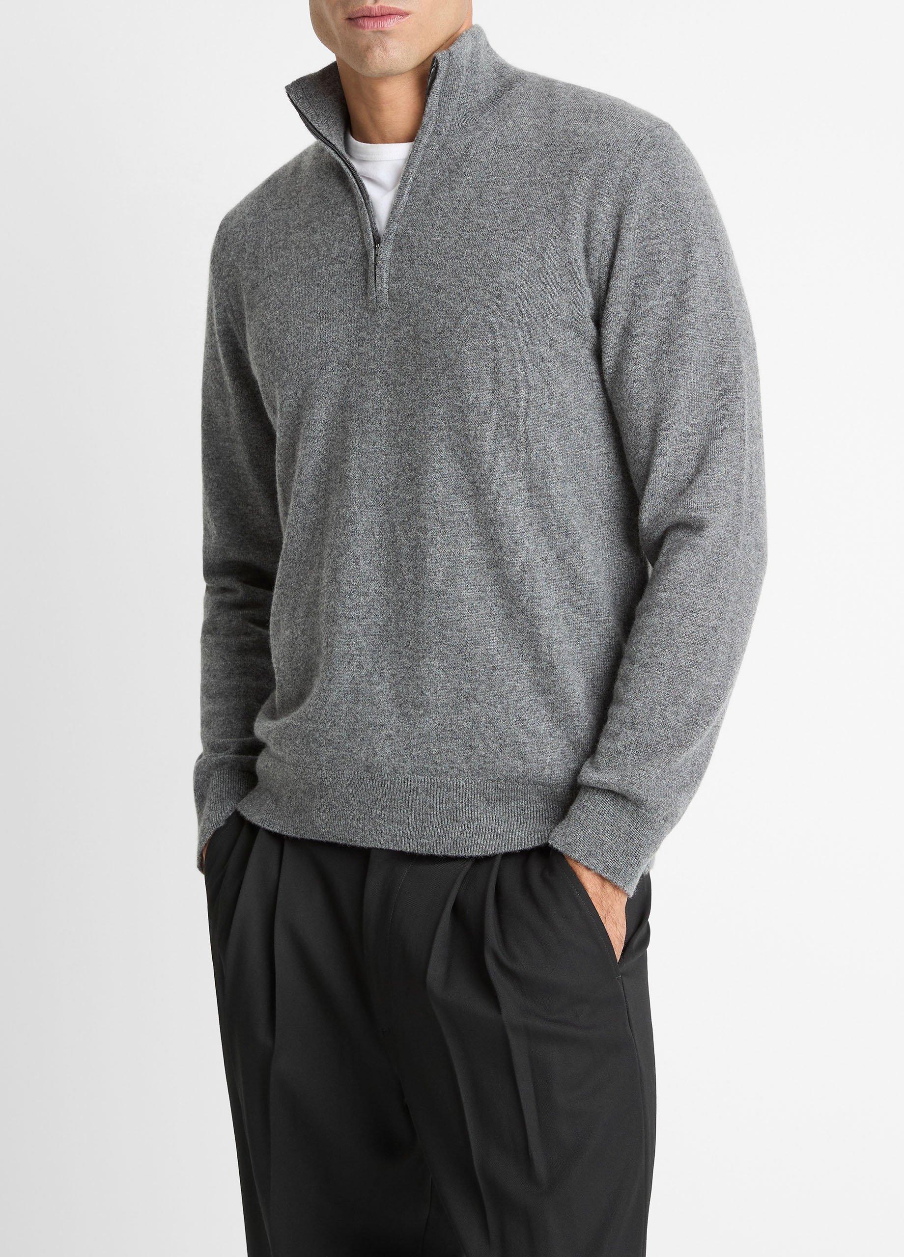 Cashmere Quarter-Zip Sweater image number 1