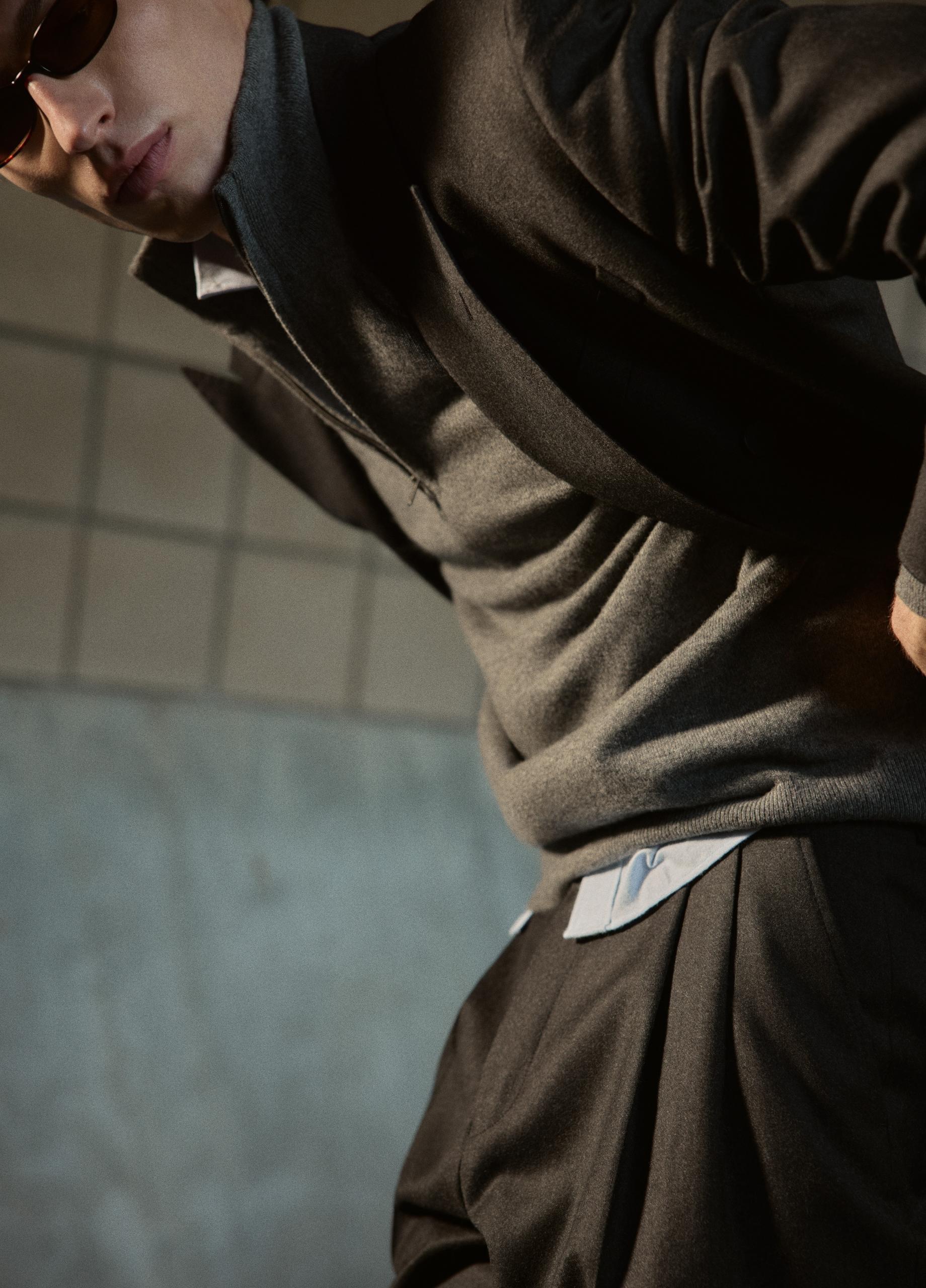 Cashmere Quarter-Zip Sweater image number 5