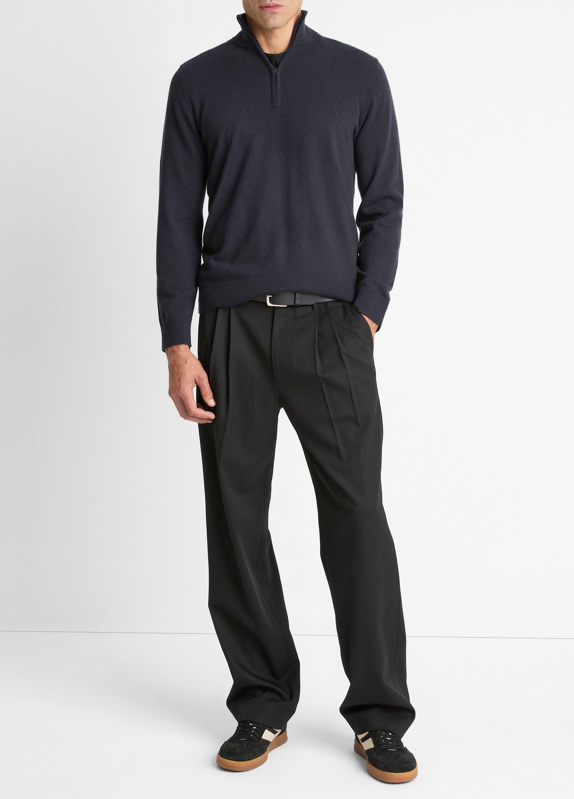 Cashmere Quarter-Zip Sweater image number 3
