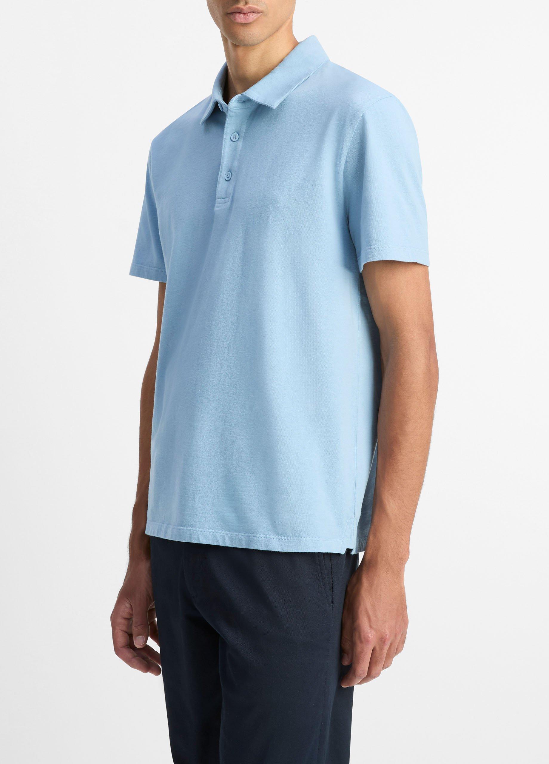 Garment Dye Cotton Polo Shirt image number 1