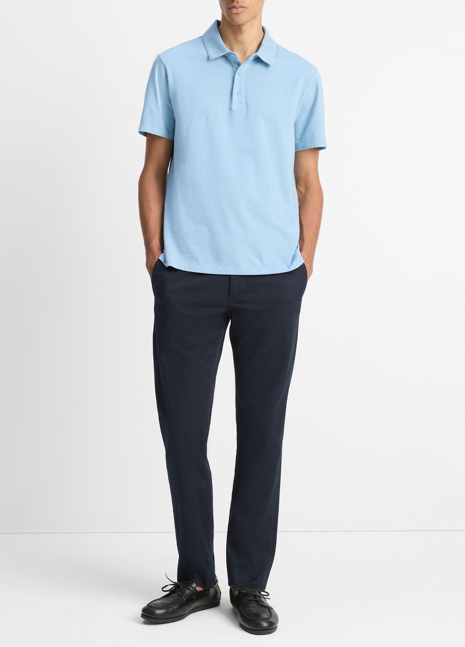 Garment Dye Cotton Polo Shirt image number 3