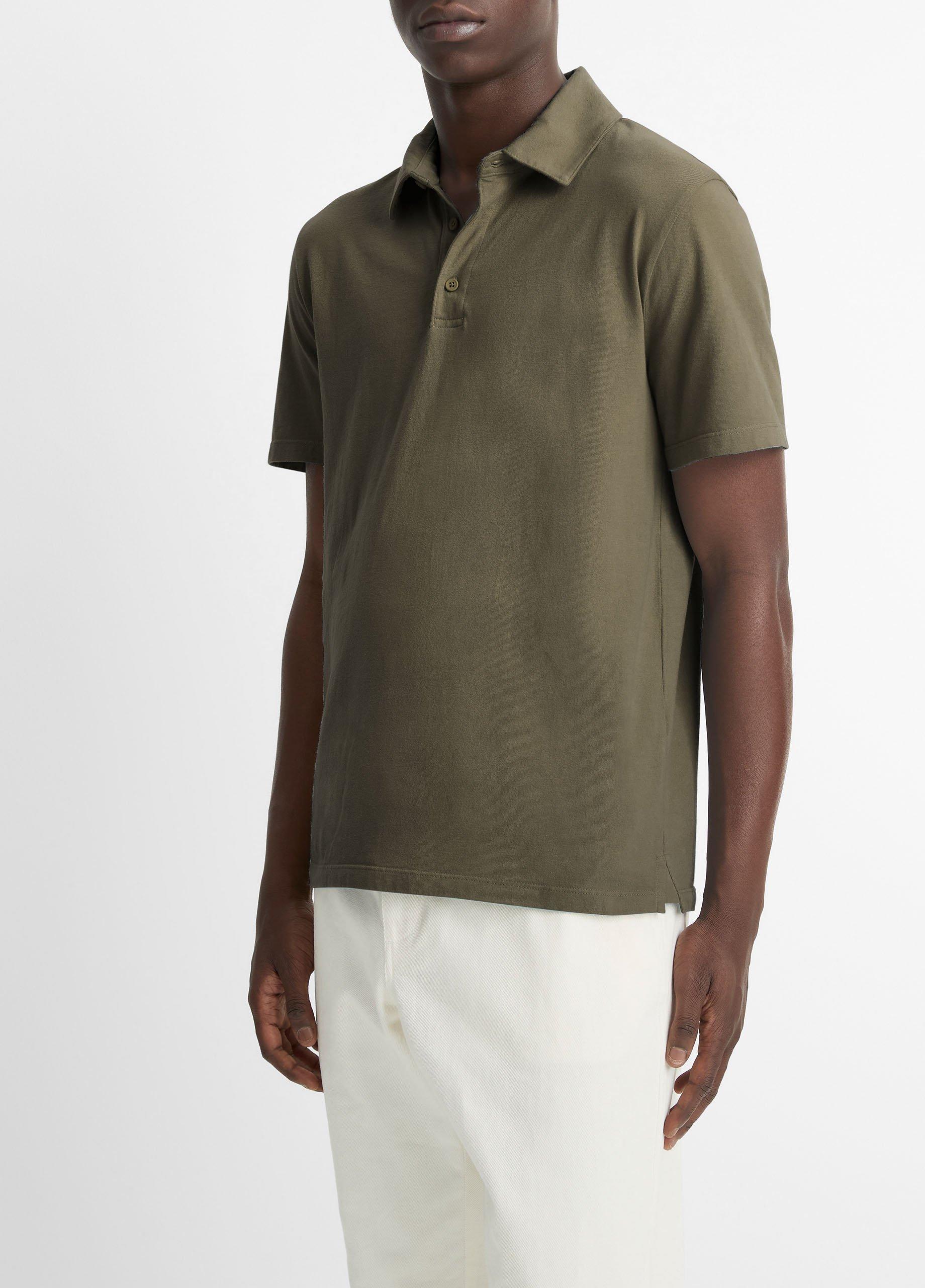 Garment Dye Cotton Polo Shirt image number 1