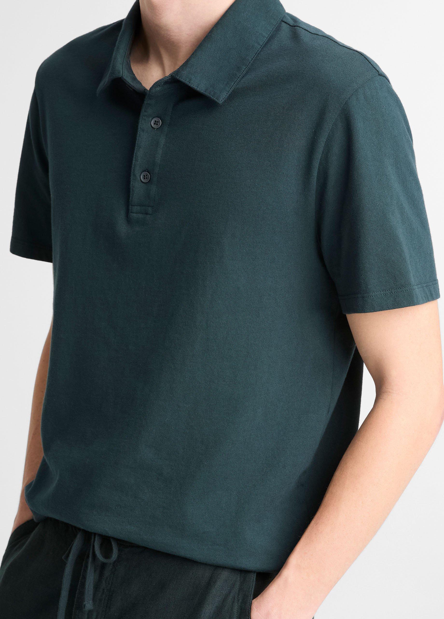 Garment Dye Cotton Polo Shirt image number 1