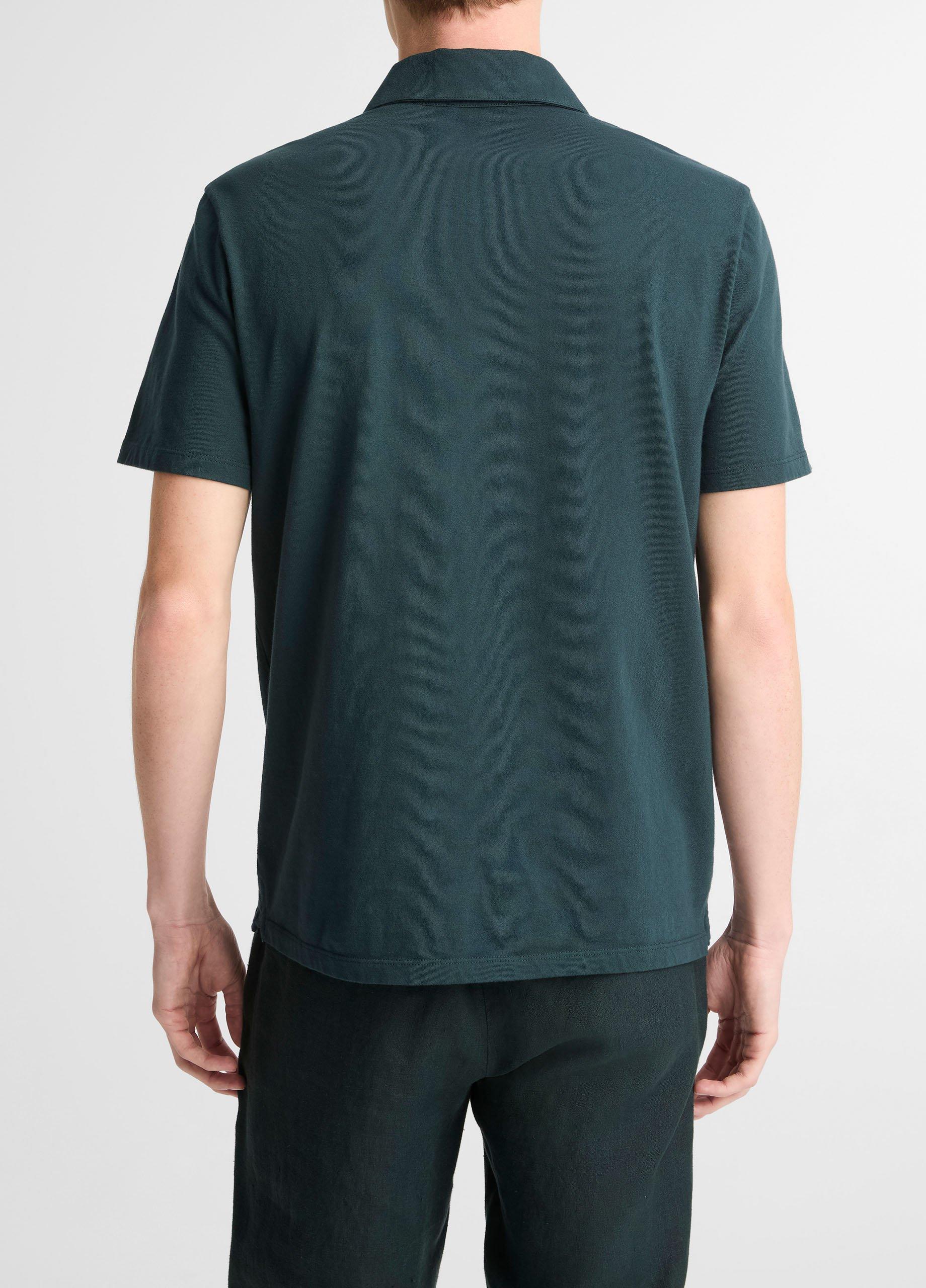 Garment Dye Cotton Polo Shirt image number 2