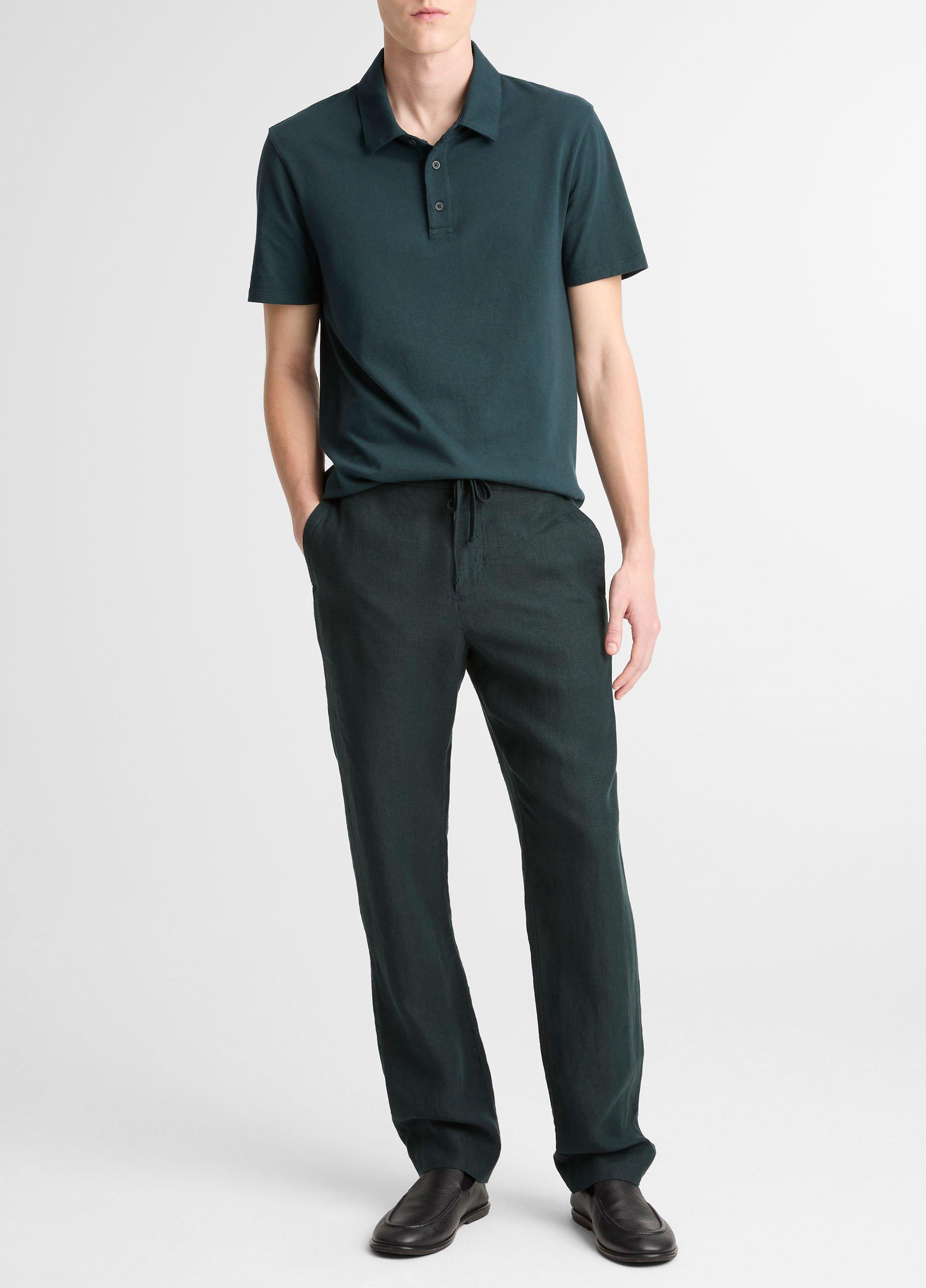 Garment Dye Cotton Polo Shirt image number 3