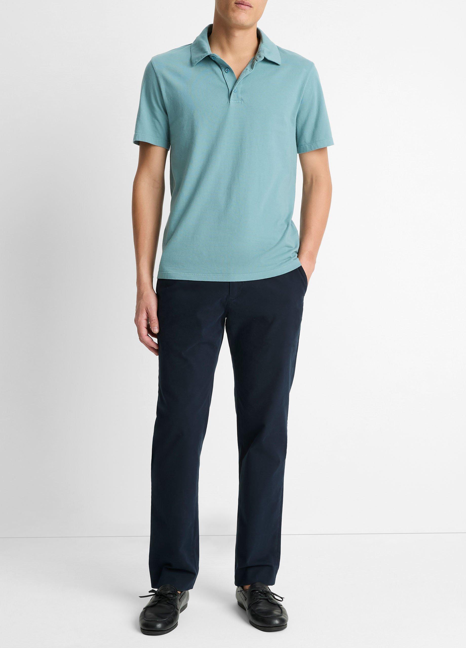 Garment Dye Cotton Polo Shirt image number 3