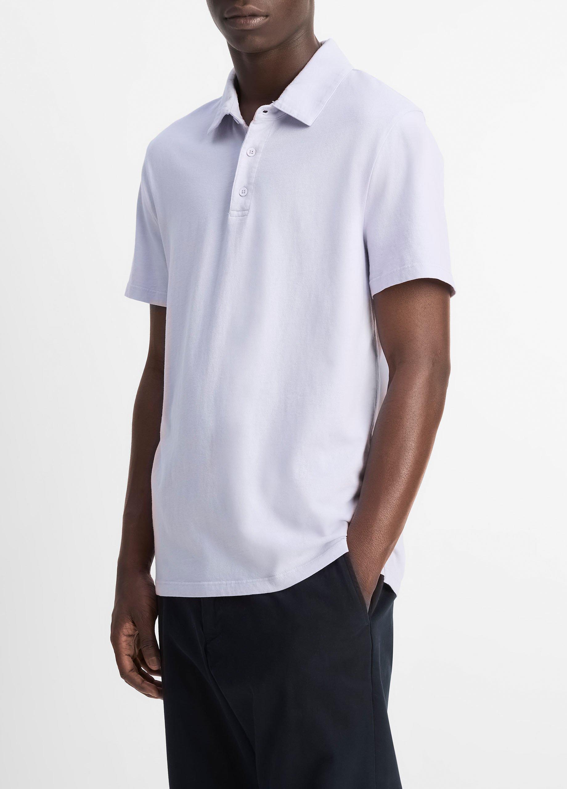 Garment Dye Cotton Polo Shirt image number 1