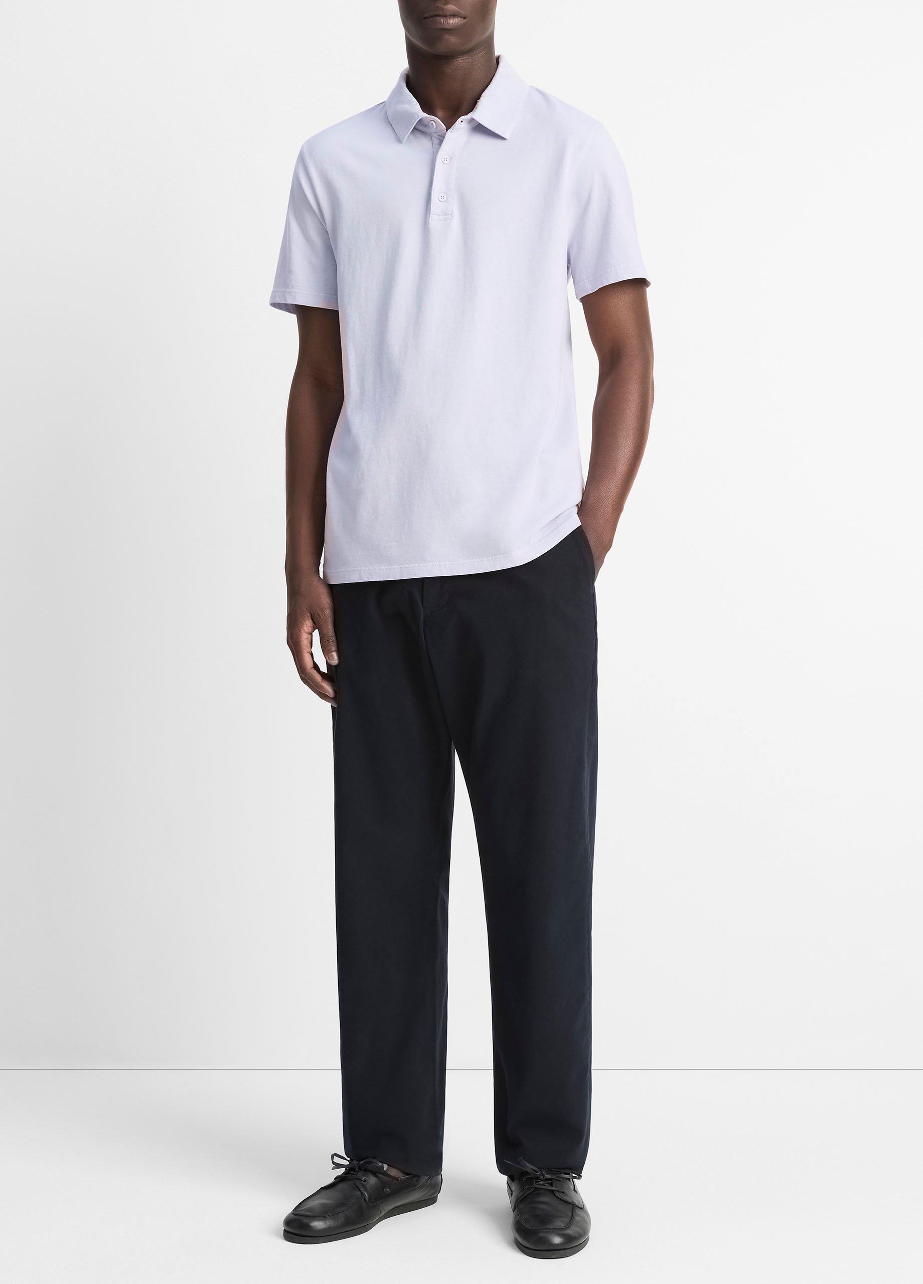 Garment Dye Cotton Polo Shirt image number 3