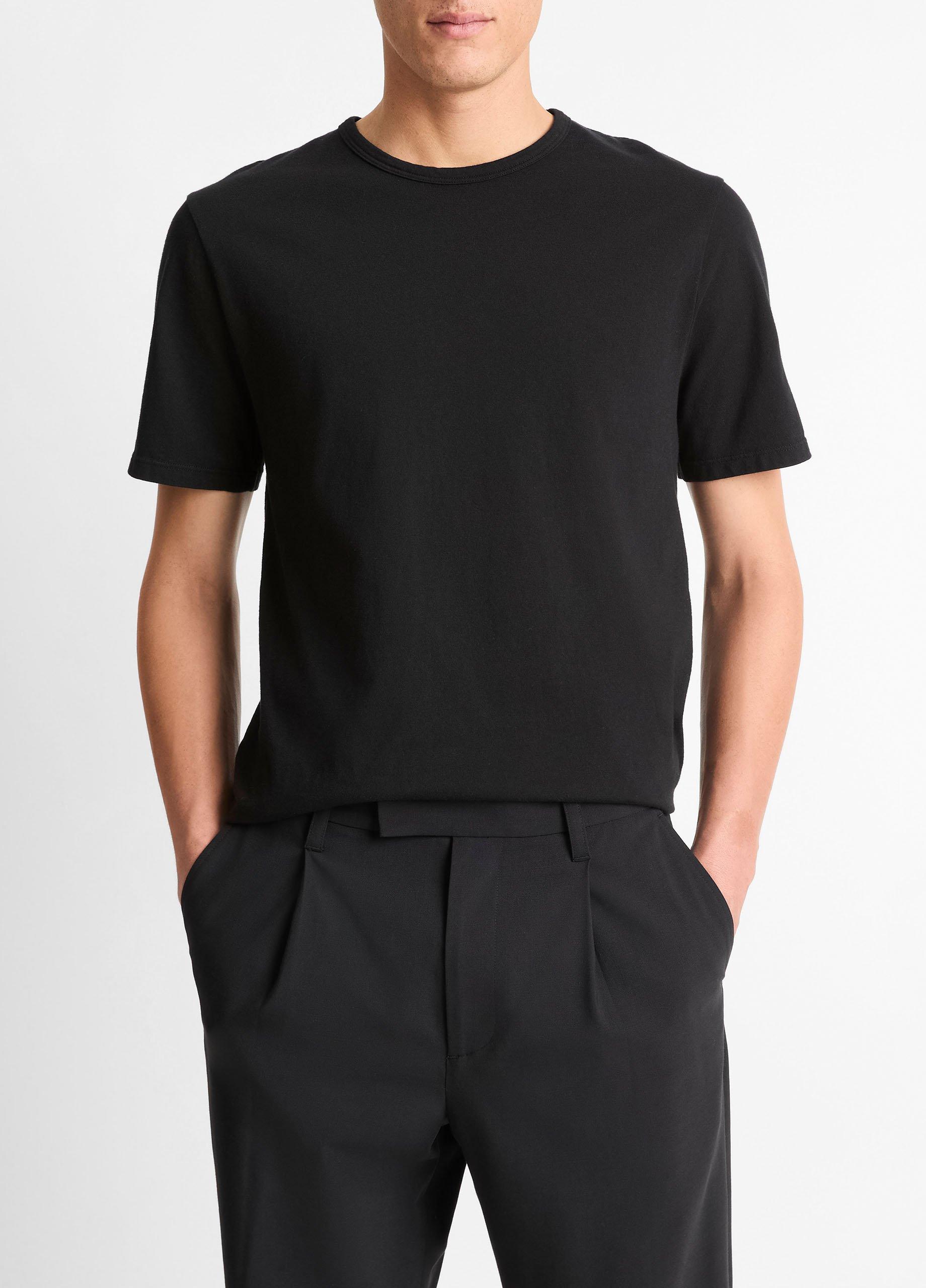 mens short sleeve crew neck shirts