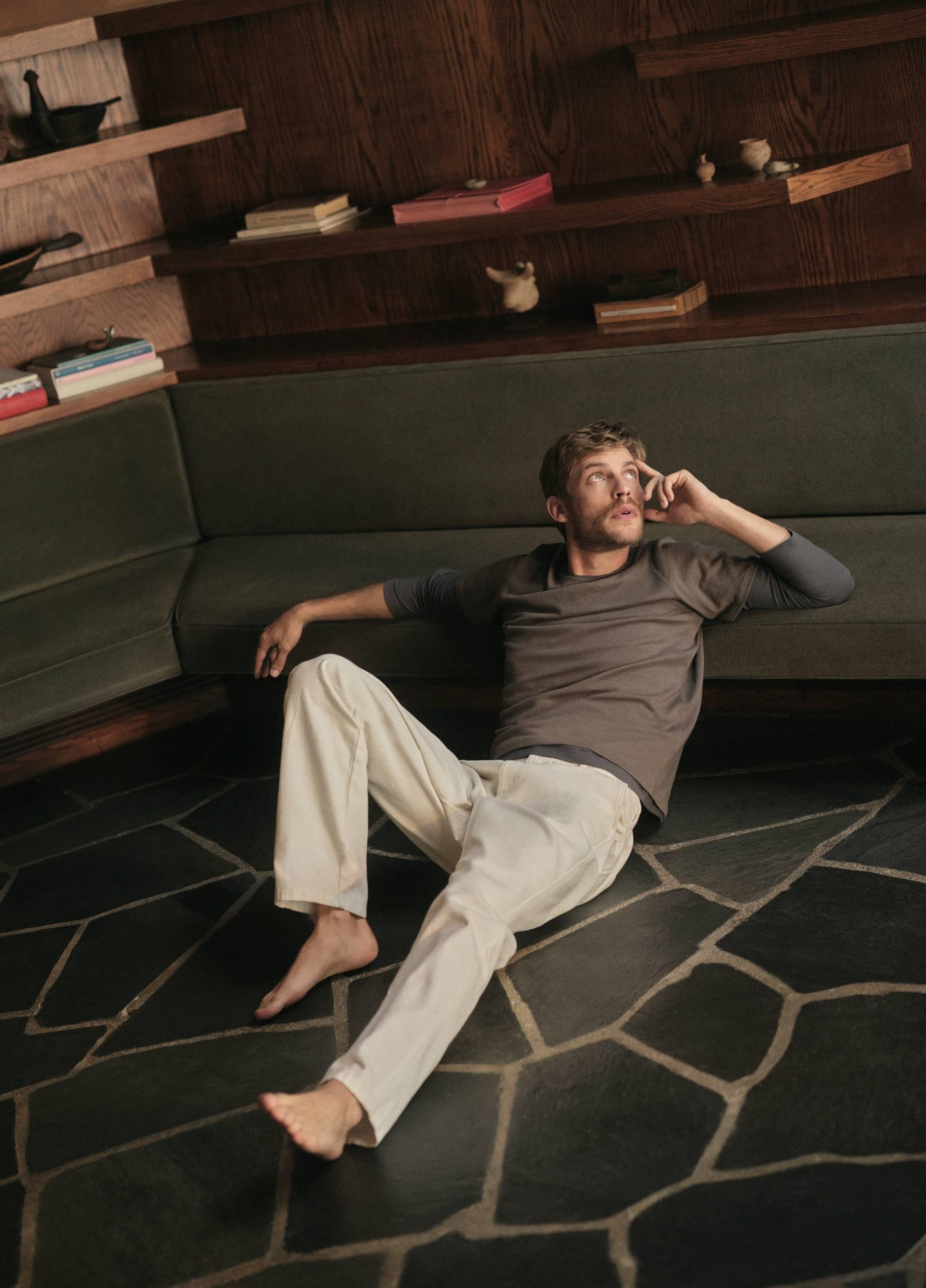 Garment Dye Cotton T-Shirt image number 5