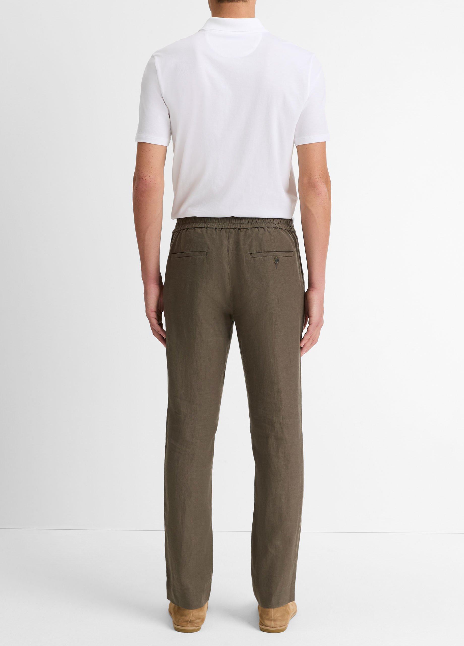 【COLOR iN ID】Embo String Trousers Colbo Unisex Draw Pants, Natural – Glasswing