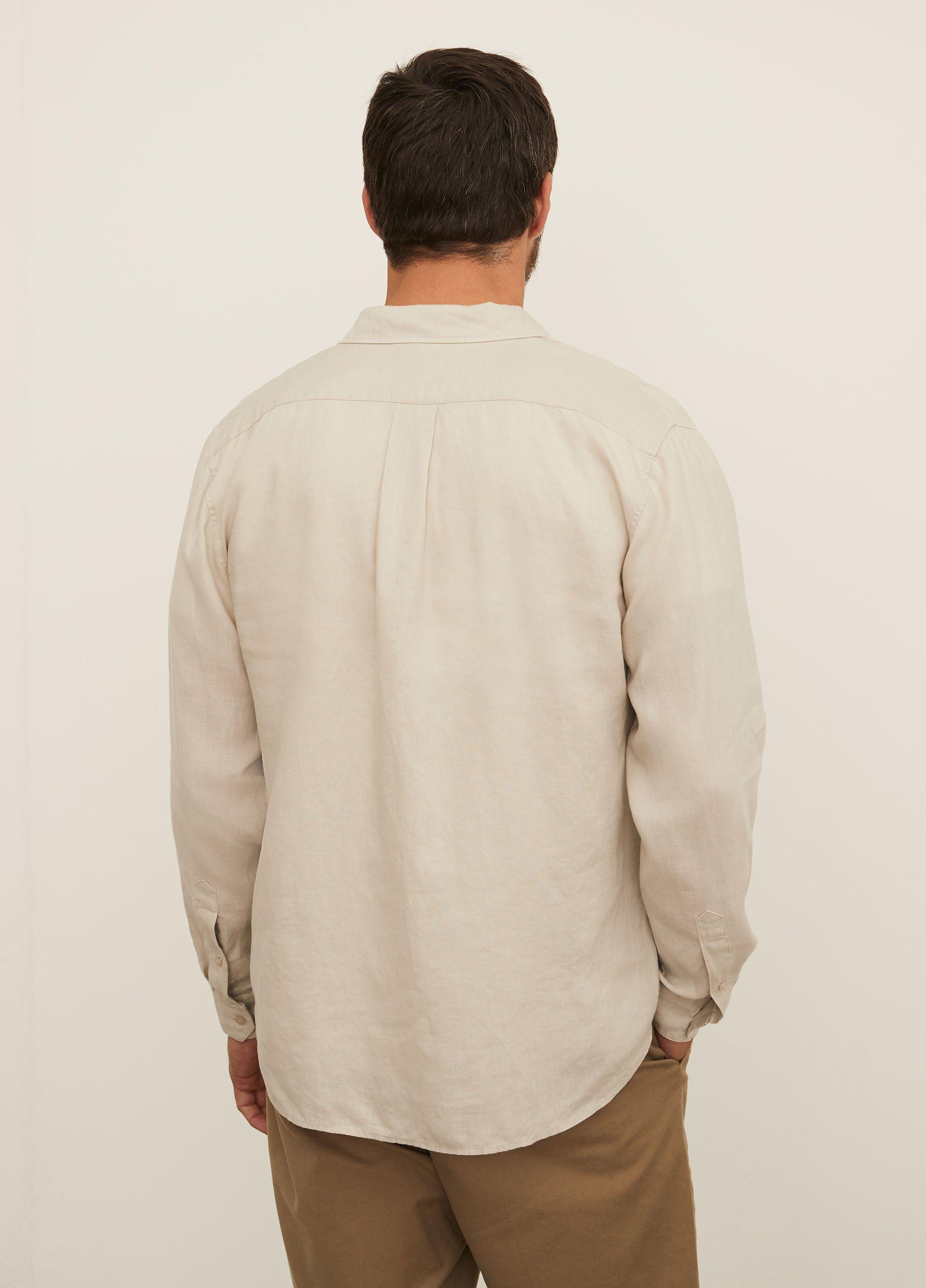 Linen Long-Sleeve Shirt image number 3