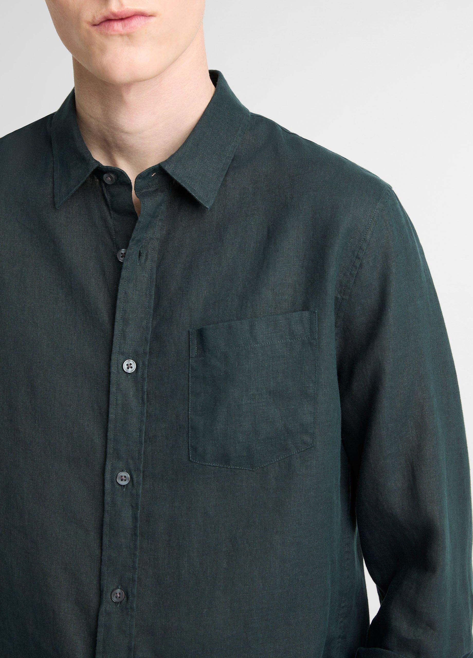 Linen Long-Sleeve Shirt image number 1