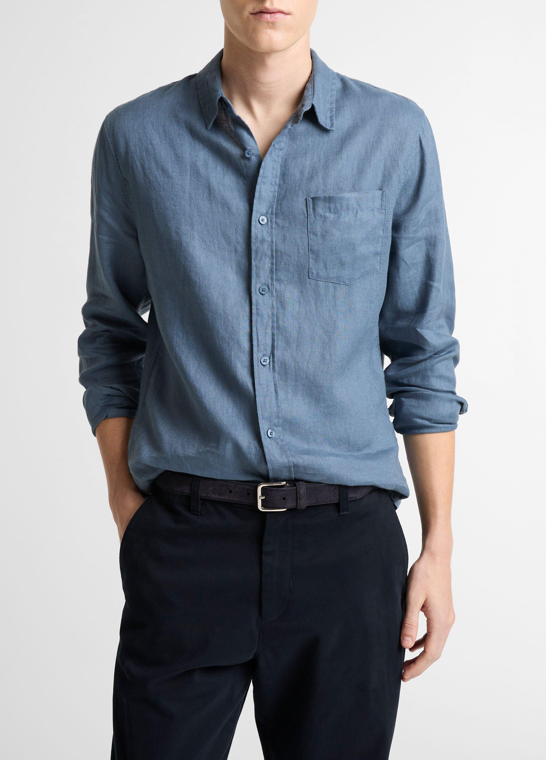 Linen Long-Sleeve Shirt image number 0