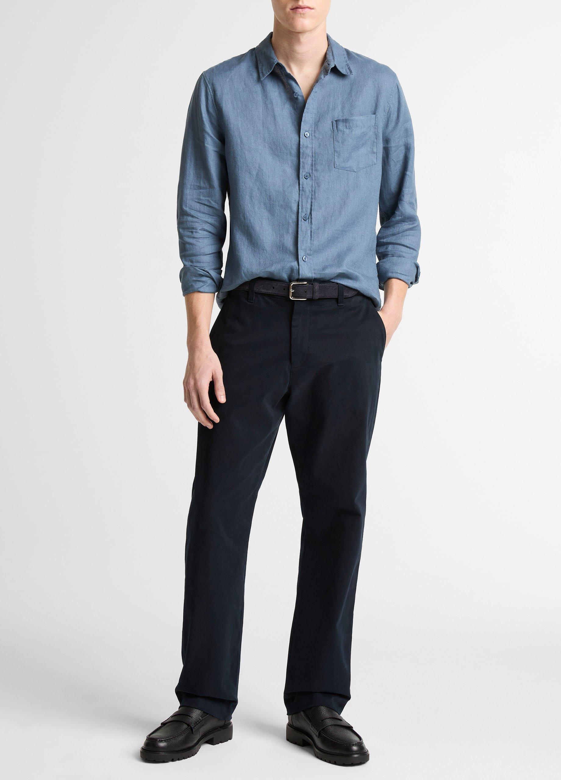 Linen Long-Sleeve Shirt image number 3