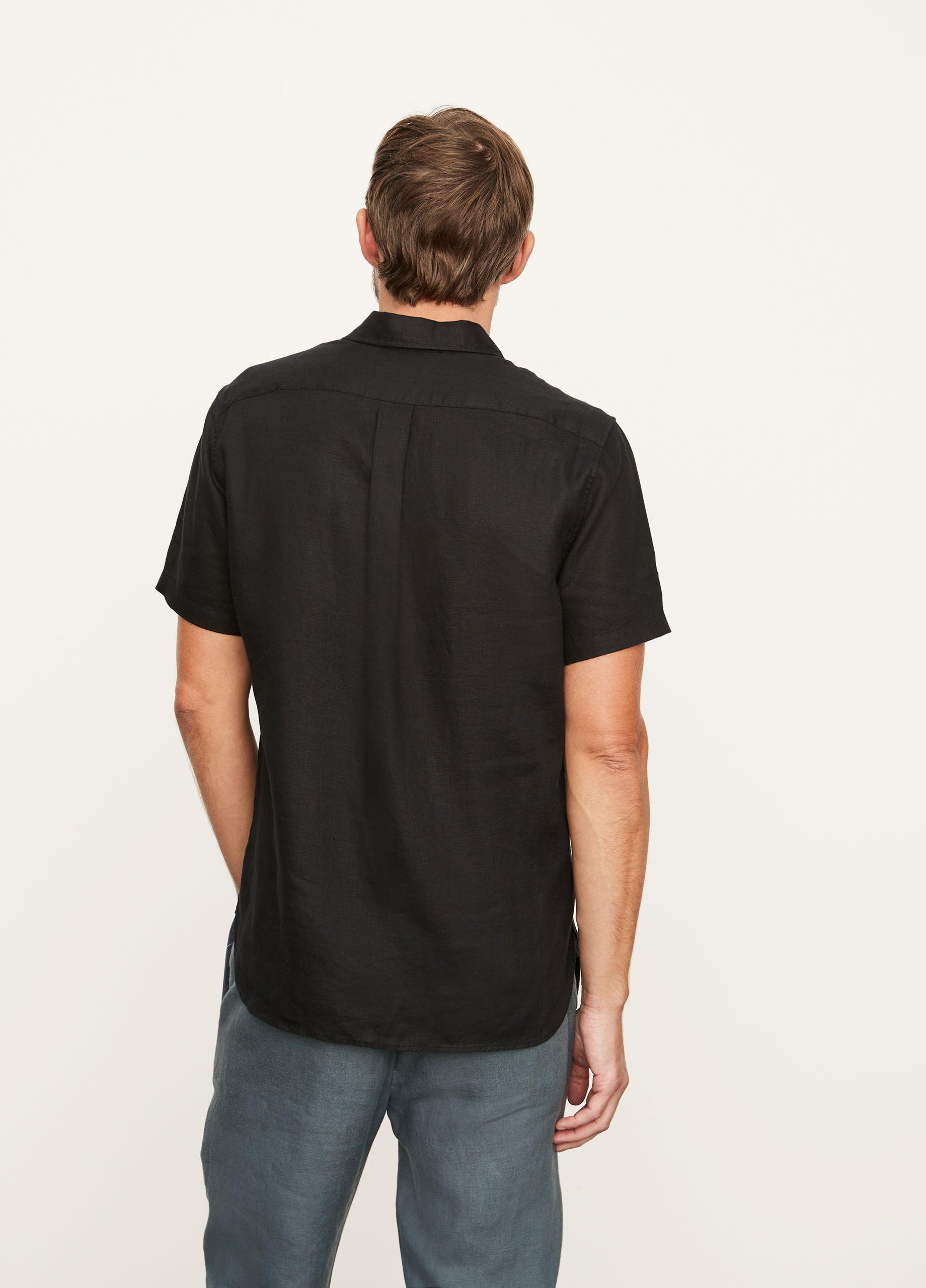 Linen Short-Sleeve Shirt image number 3