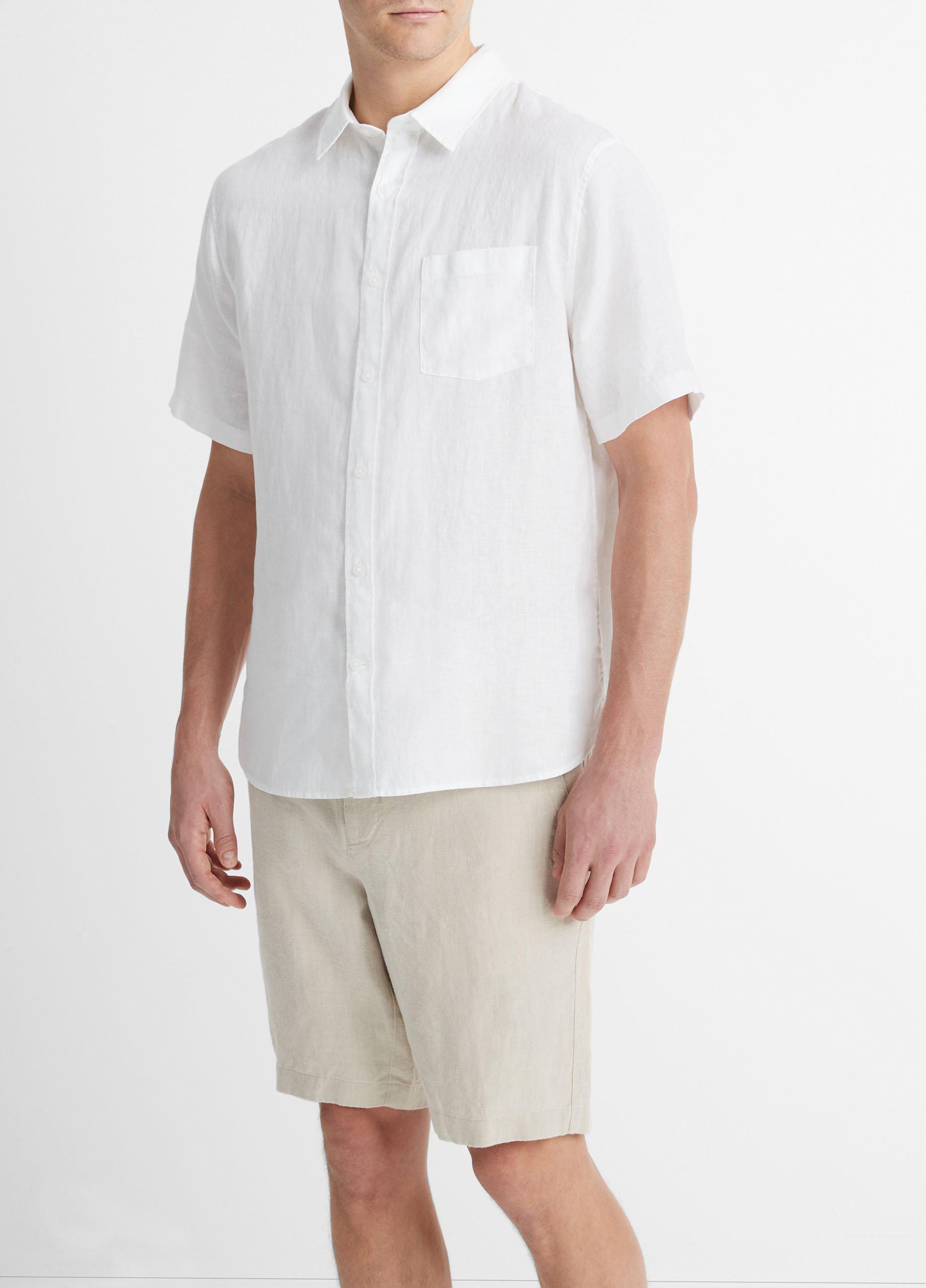 Linen Short-Sleeve Shirt image number 2