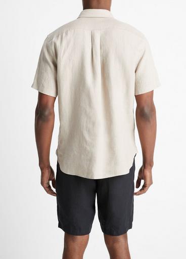 Linen Short-Sleeve Shirt image number 3