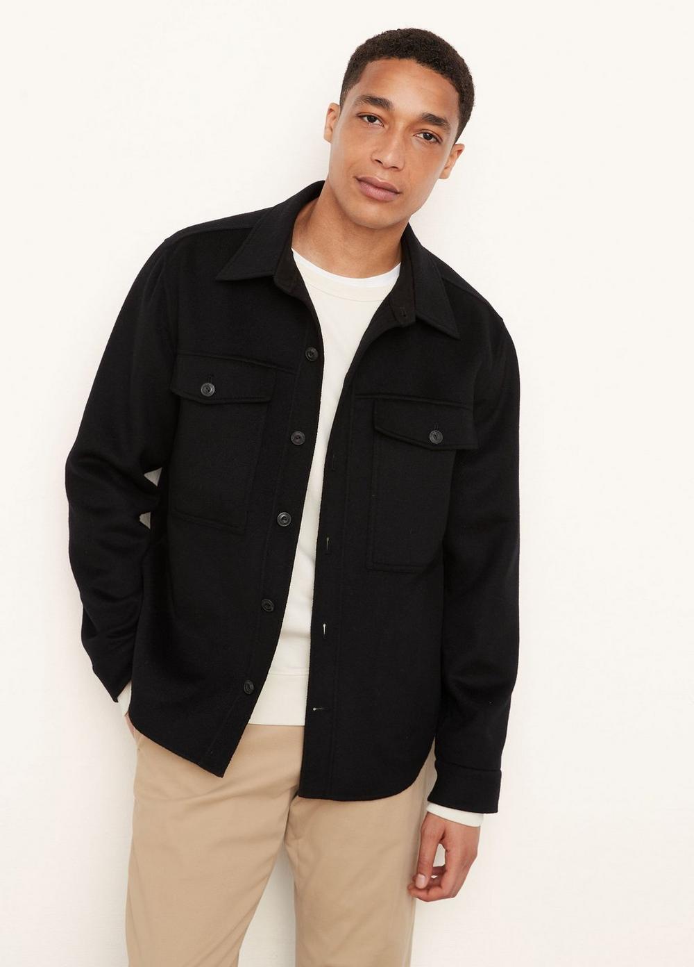 Splittable Wool Shirt Jacket